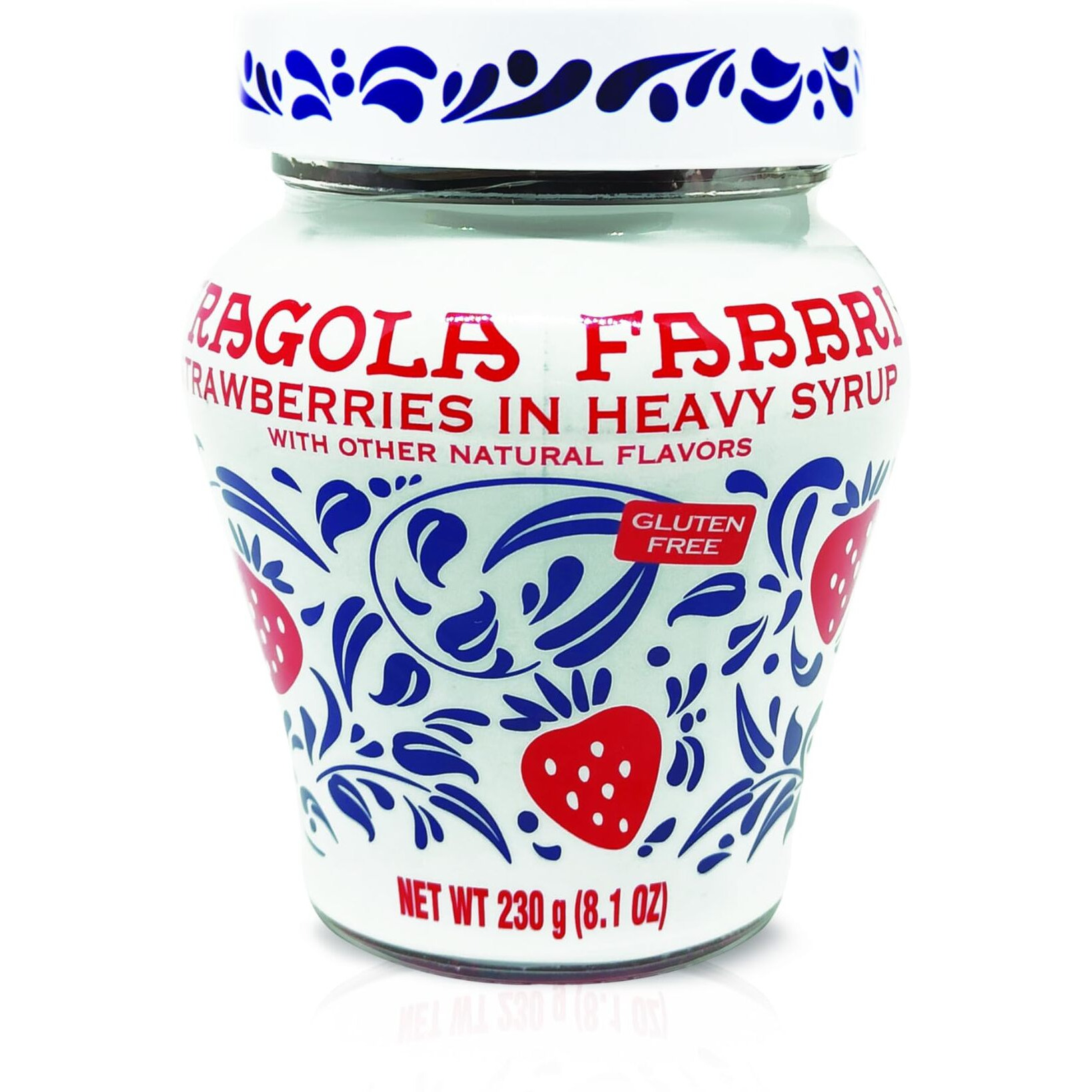 Fabbri Strawberries In Syrup, 8 Ounce