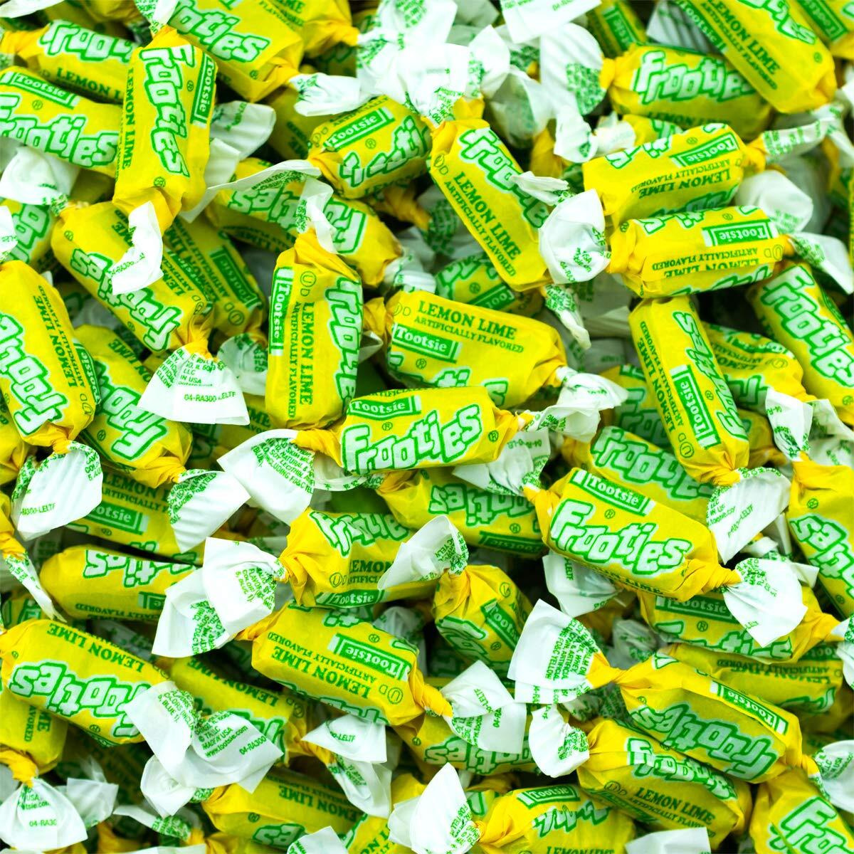 Lemon Lime Frooties - Tootsie Roll Chewy Candy - 360 Piece Count, 38.8 Oz Bag