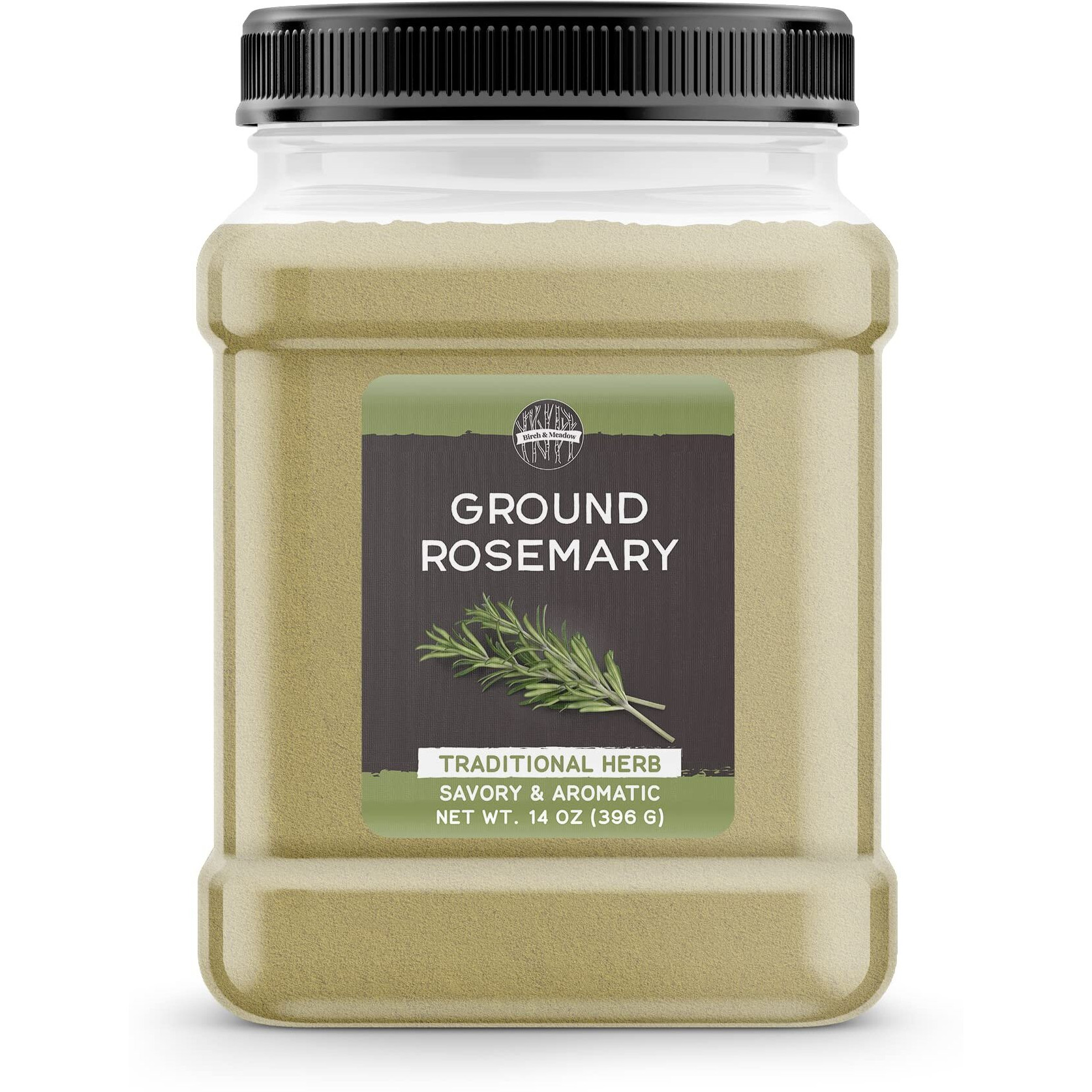 Birch & Meadow Ground Rosemary, Cooking Herb, Savory & Aromatic (14 Ounces)