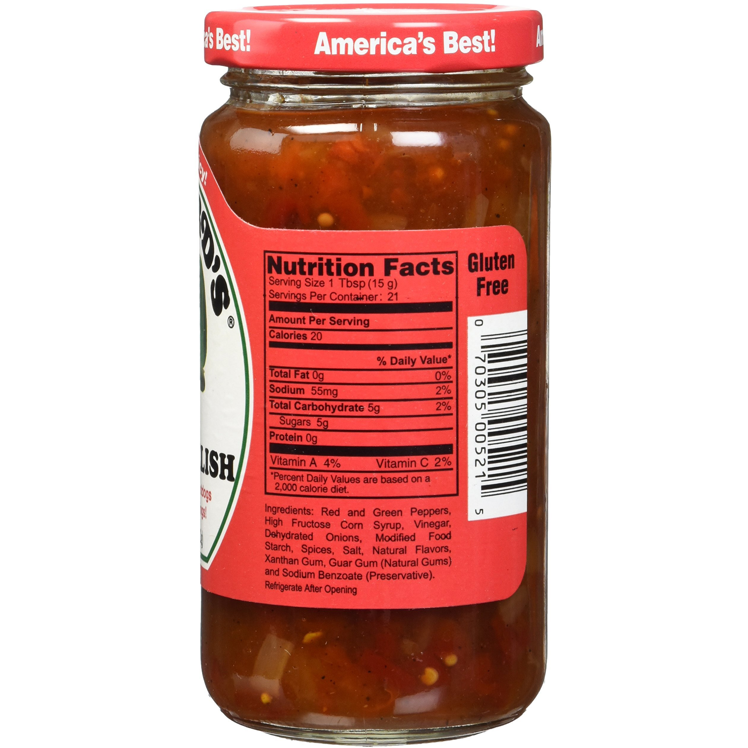 Relish Hot Pepper 11 Ounces (Case Of 6)