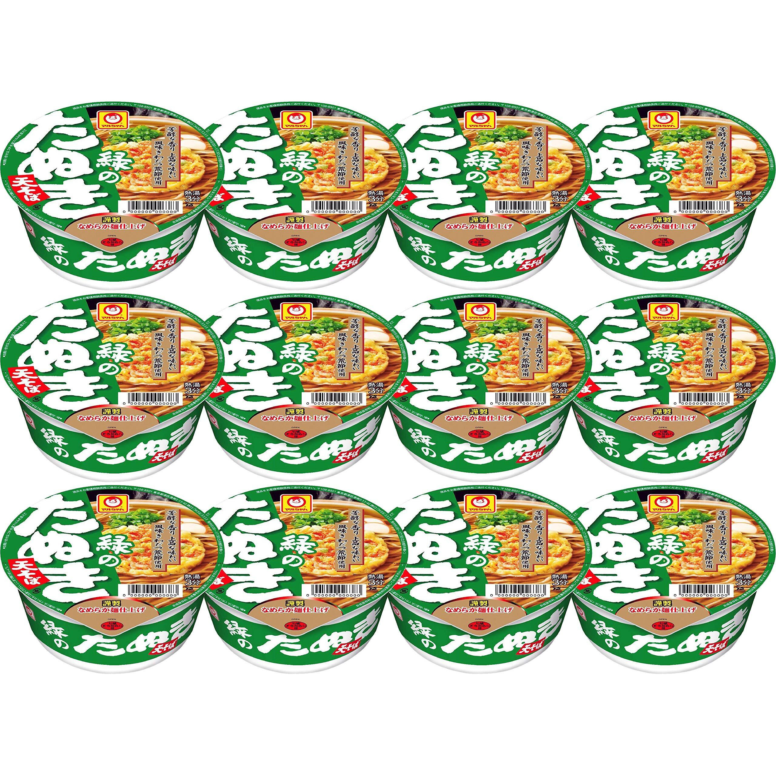Maruchan Midori Tanuki Soba, 3.49-Ounce Units (Pack Of 12)