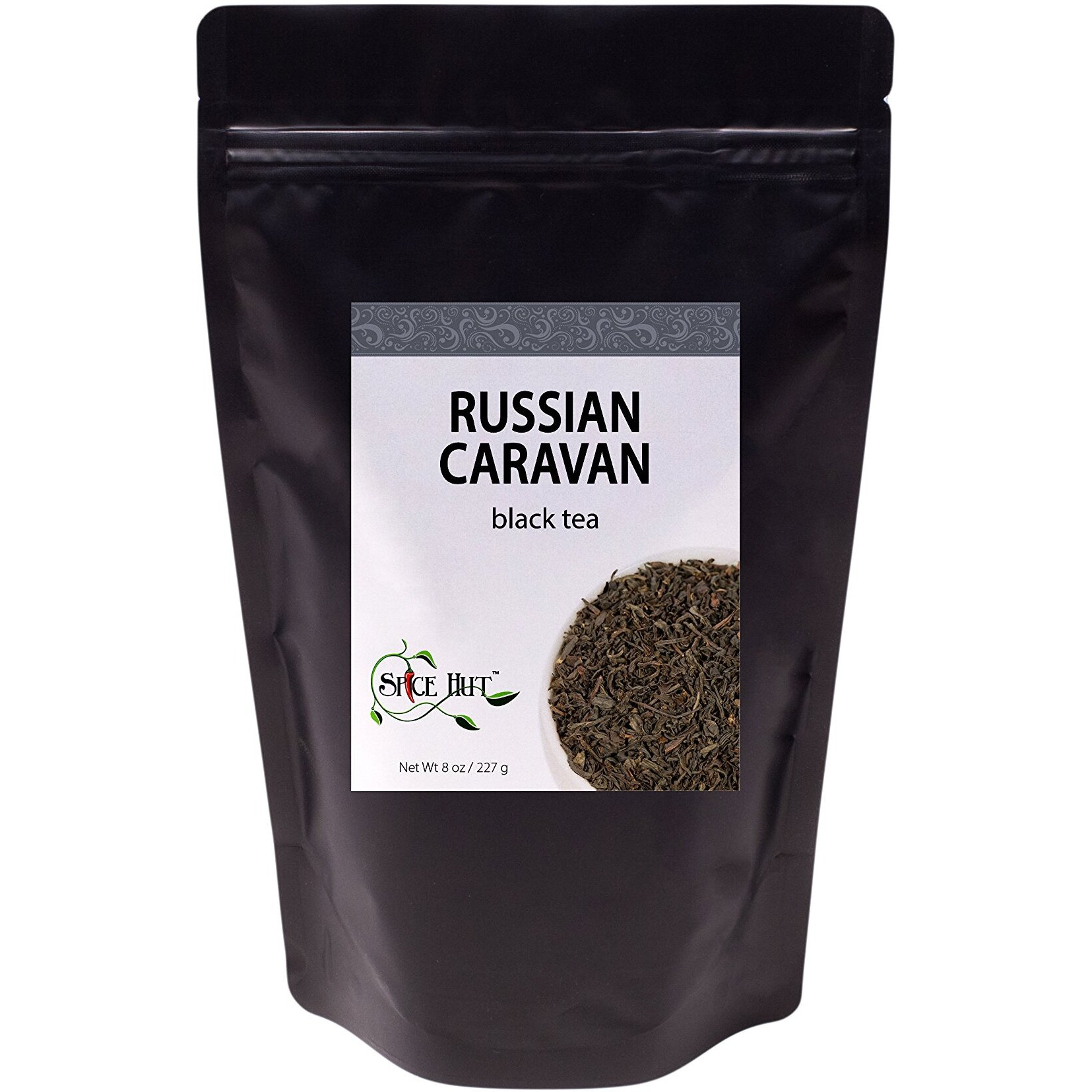 Russian Caravan Black Tea, Loose Leaf Black Tea, Caffeine, Smoky Flavored Russian Tea | 8Oz Bulk Tea, 80-100 Cups | The Spice Hut, First Sip Of Tea