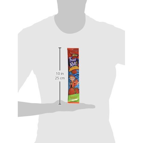 0.75Oz Jovy Fruit Roll Snack, Strawberry (16 Single Packets Per Order)