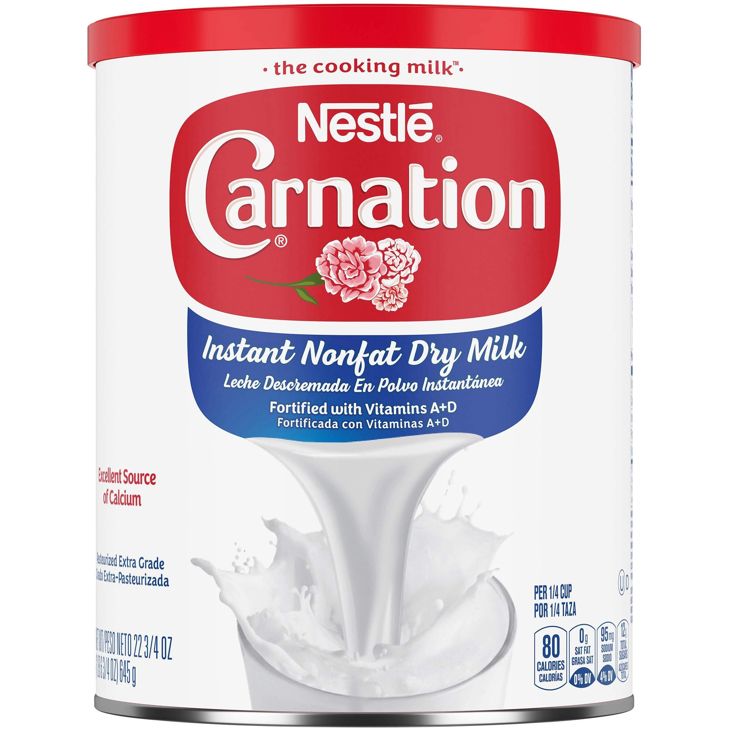 Carnation Instant Non Fat Dry Milk, 22.75 Ounce Can Powdered Milk (Shelf Stable Milk)