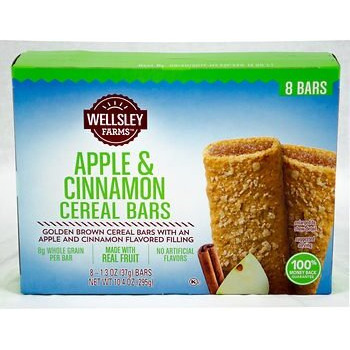 Wellsley Farms Fruit & Grain Cereal Bars Variety Pack, 48 Ct. As