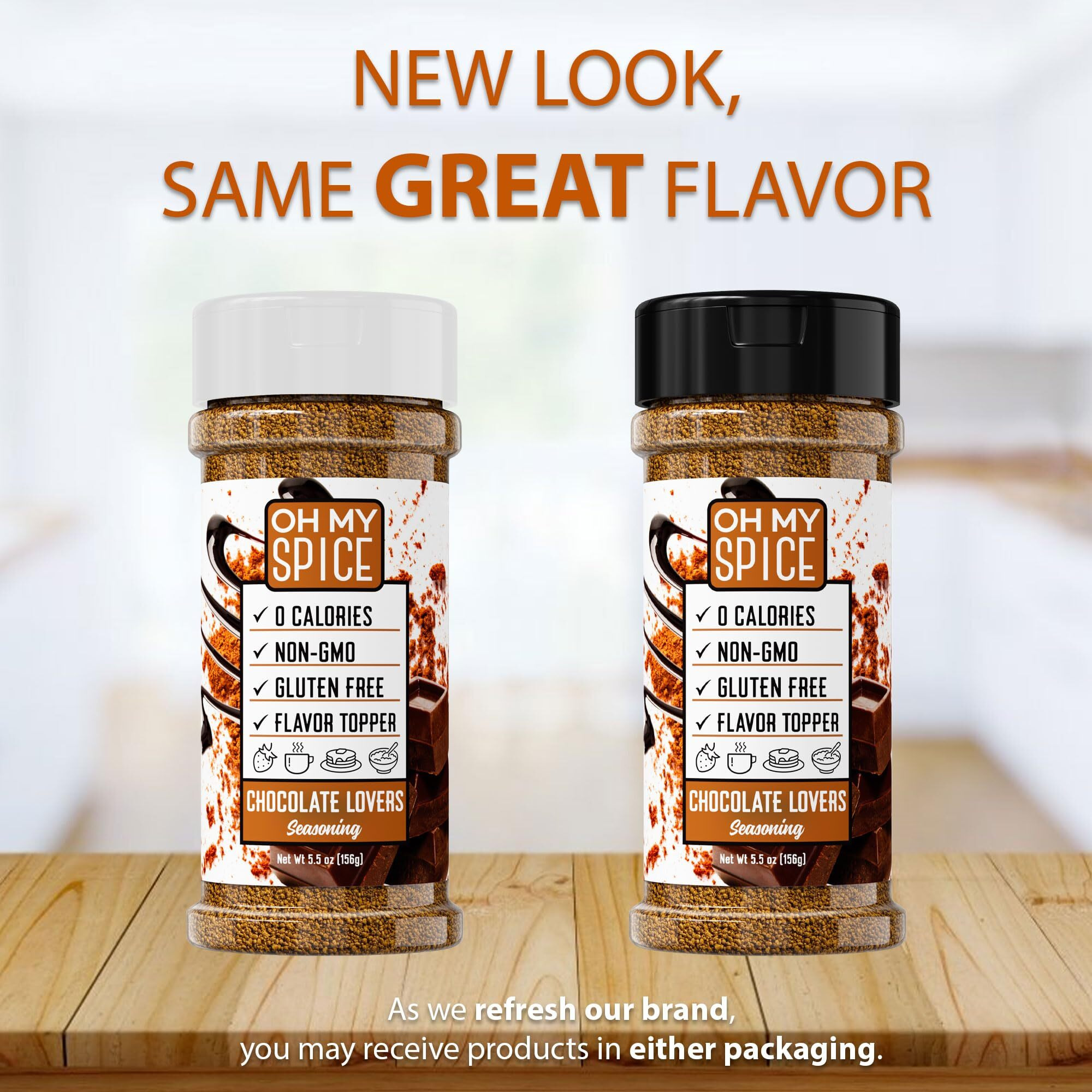 Chocolate Powder Ice Cream Topping - Gluten Free Cocoa Powder For Coffee, Pudding, Fruit, Dessert & Pancake Mix - Low Carb, Calorie & Sodium Popcorn Seasoning Salt. Keto Cacao Powder Flavor 5.5Oz