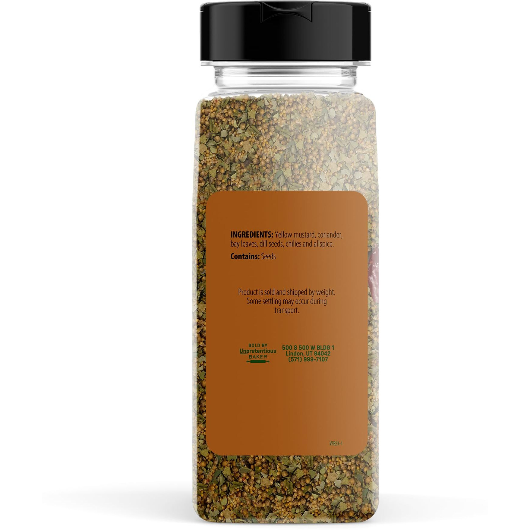 Unpretentious Pickling Spice (4 Cups) Culinary Premium Spice Blend, Non-Gmo, Made In Usa