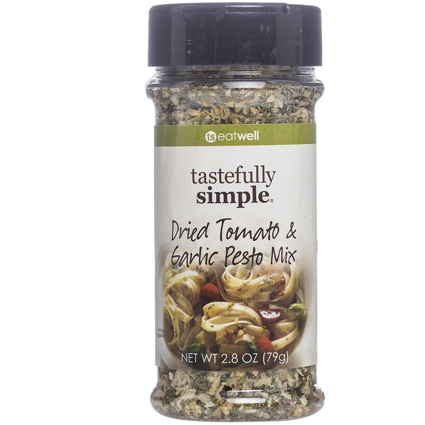 Tastefully Simple Dried Tomato And Garlic Pesto Mix, 2.8 Ounce