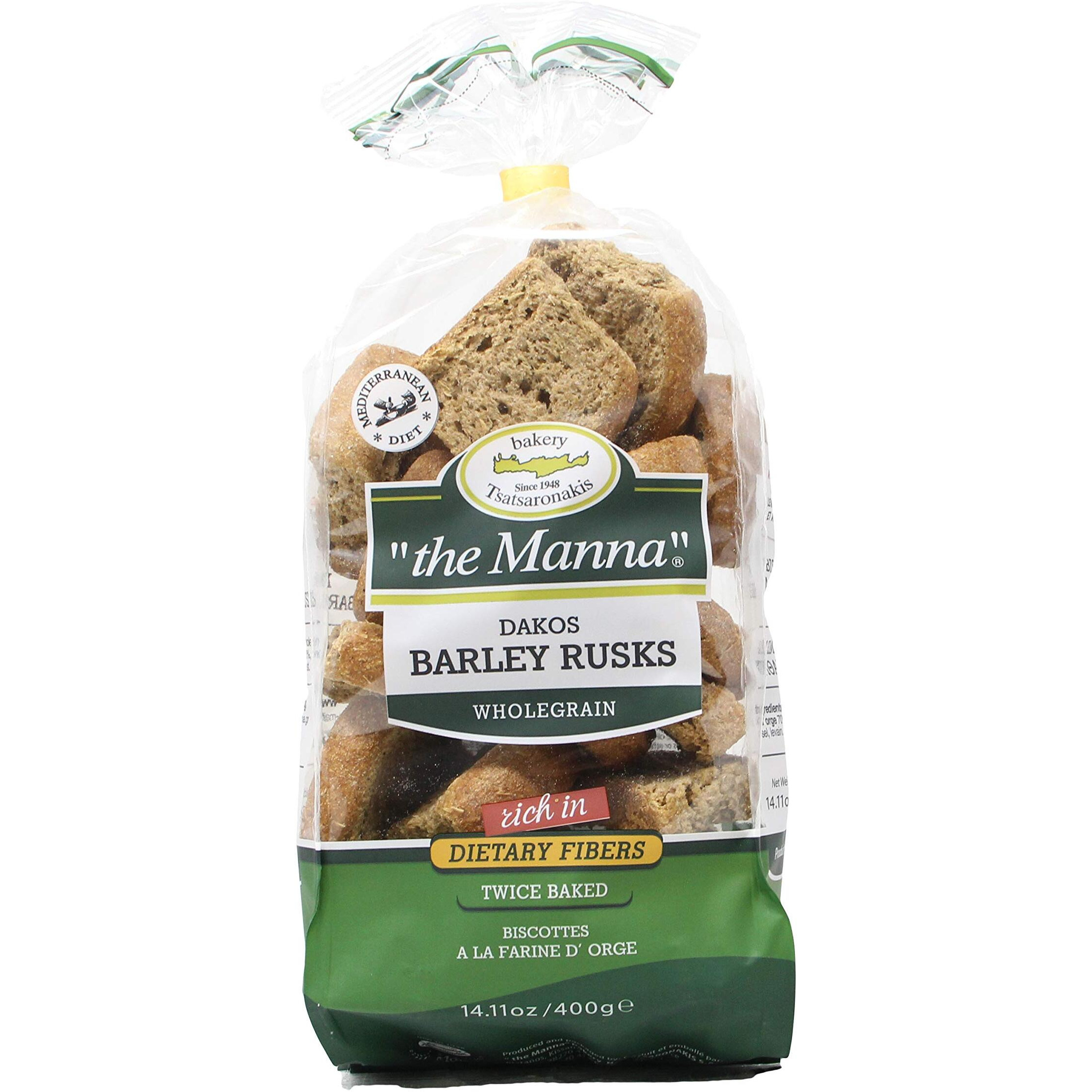 Greek Whole Grain Barley Rusks - Tsatsaronakis "&quotThe Manna"" (400 Gram)