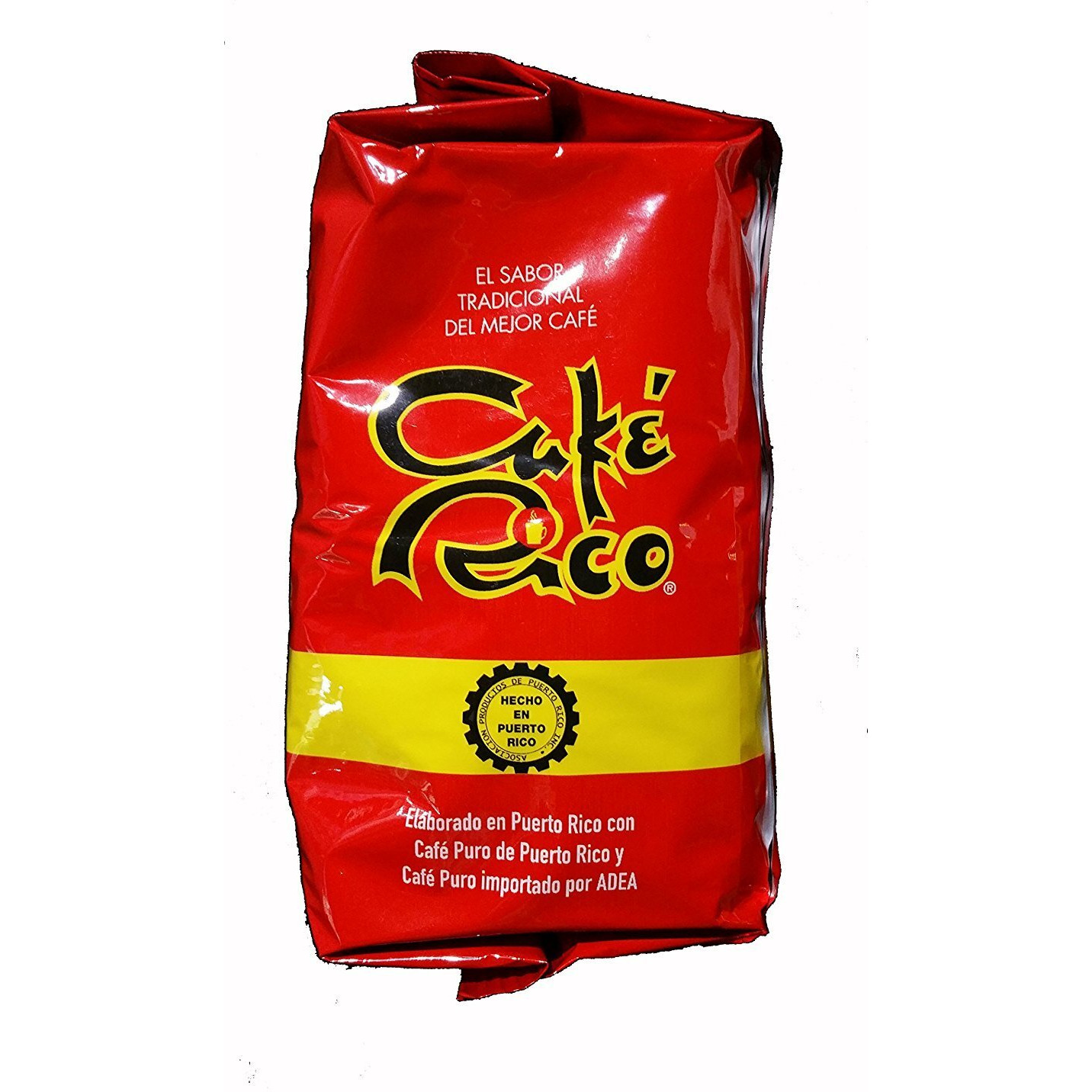 Cafe Rico Ground Regular Puerto Rican Coffee In Bag, 14 Ounce (Pack Of 6)
