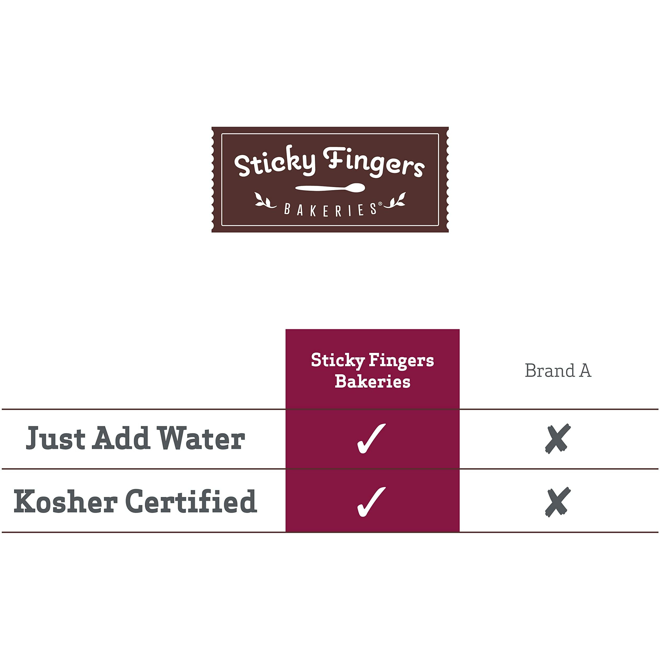 English Scone Mix, Raspberry White Chocolate By Sticky Fingers Bakeries - Easy To Make English Scones Fresh Baked, Makes 12 Scones (1Pk)