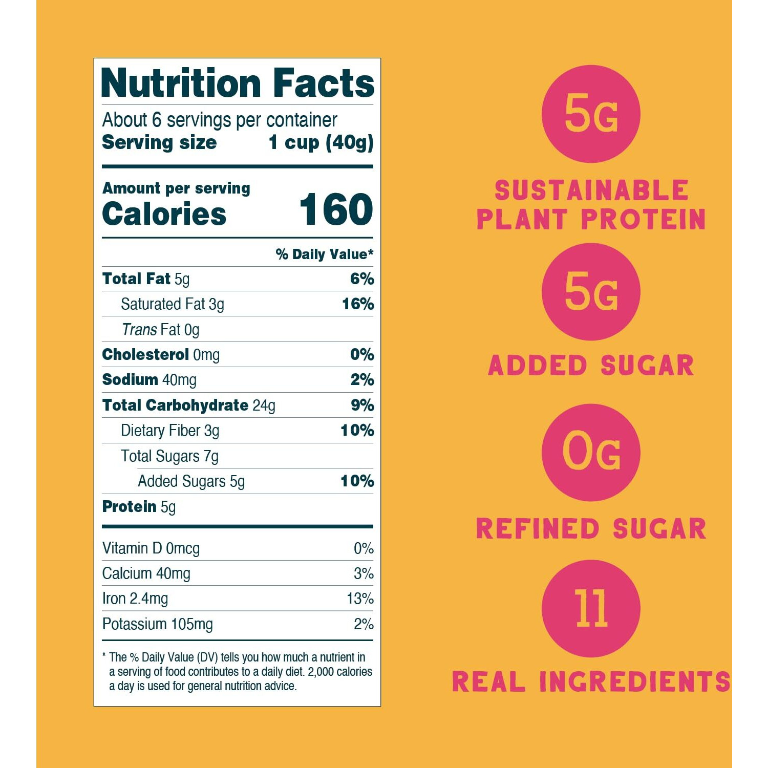 Seven Sundays Oat Protein Cereal, Super Fruity, 8 Oz Bag (Pack Of 6), Gluten Free, 5G Upcycled Protein, 0G Refined Sugar, Crunchy Sweet Snack
