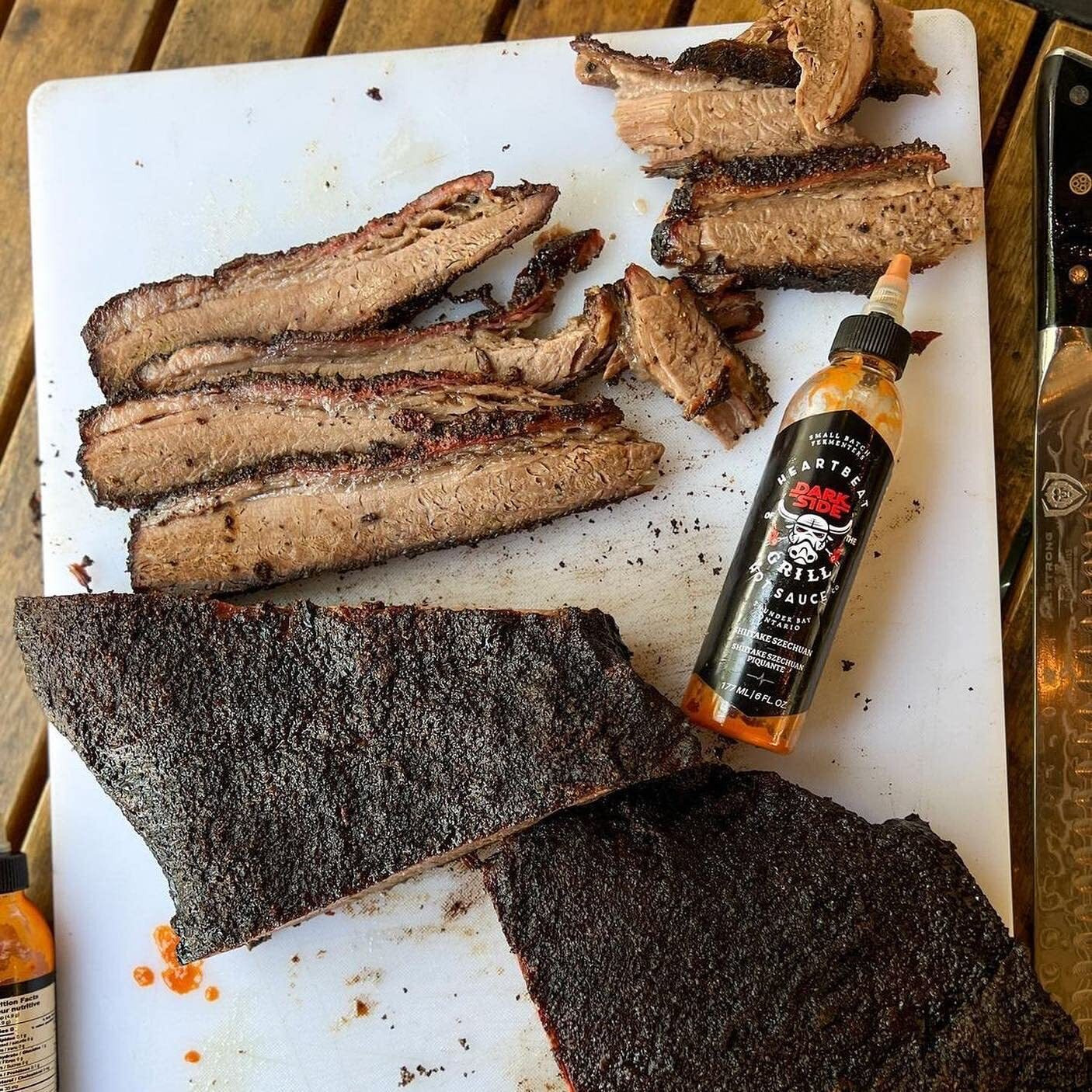 Heartbeat Hot Sauce Co. - Darkside Of The Grill Shiitake Szechuan, 6 Oz. - Small Batch & Handmade, Vegan, Preservative Free