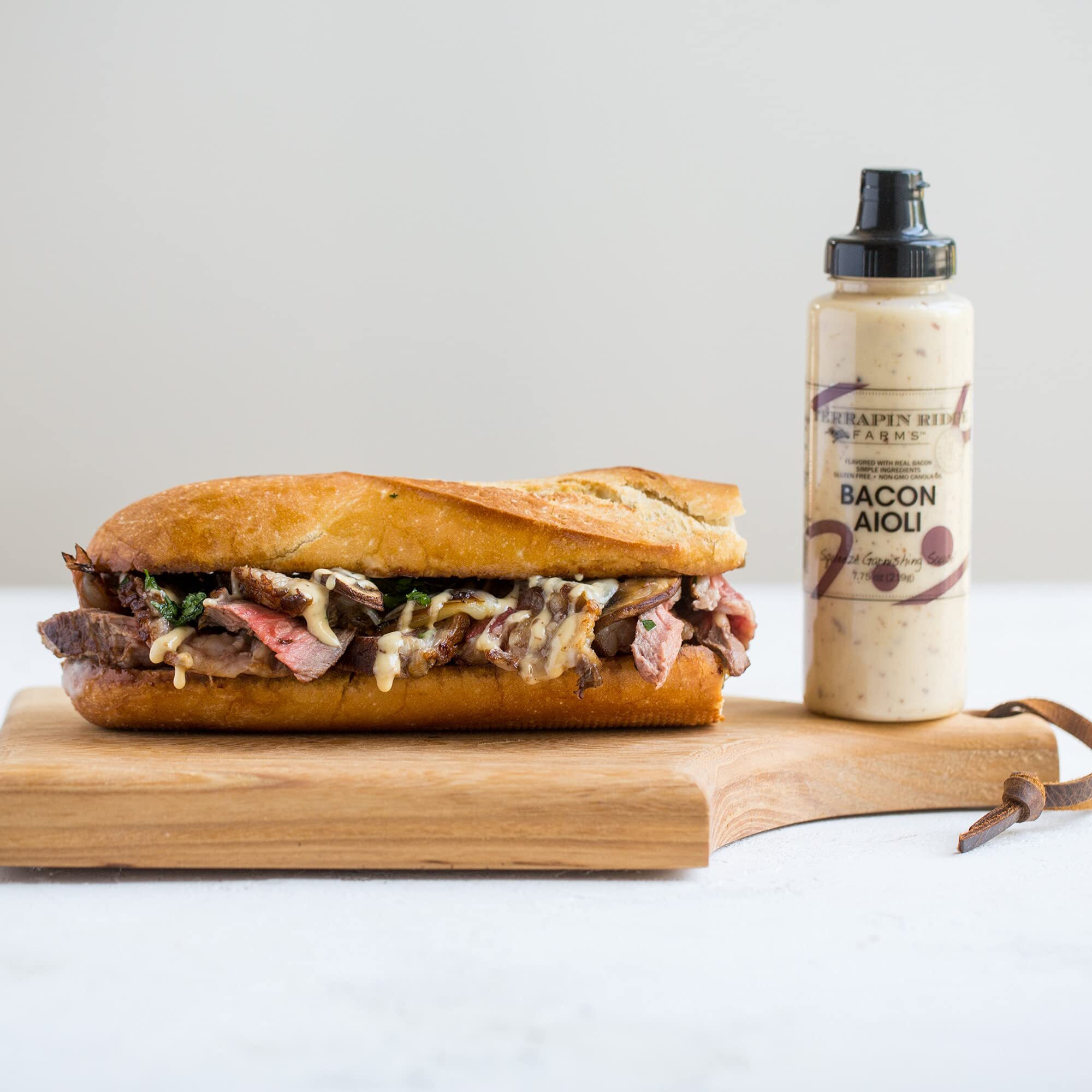 Terrapin Ridge Farms Bacon Aioli - One 7.75 Ounce Squeeze Bottle