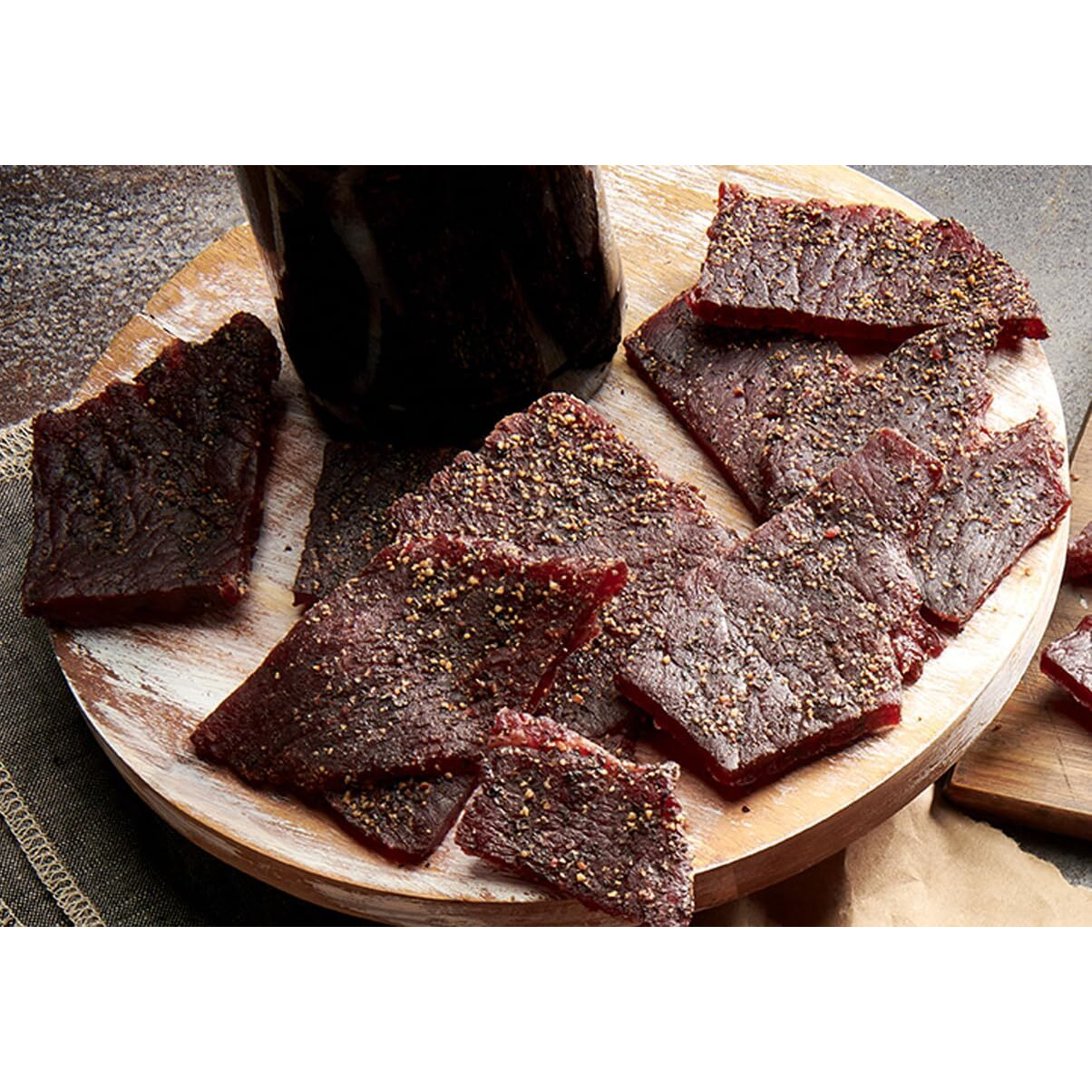 Wild Bills Black Peppered Beef Jerky 3 Ounce Pack (3 Count)