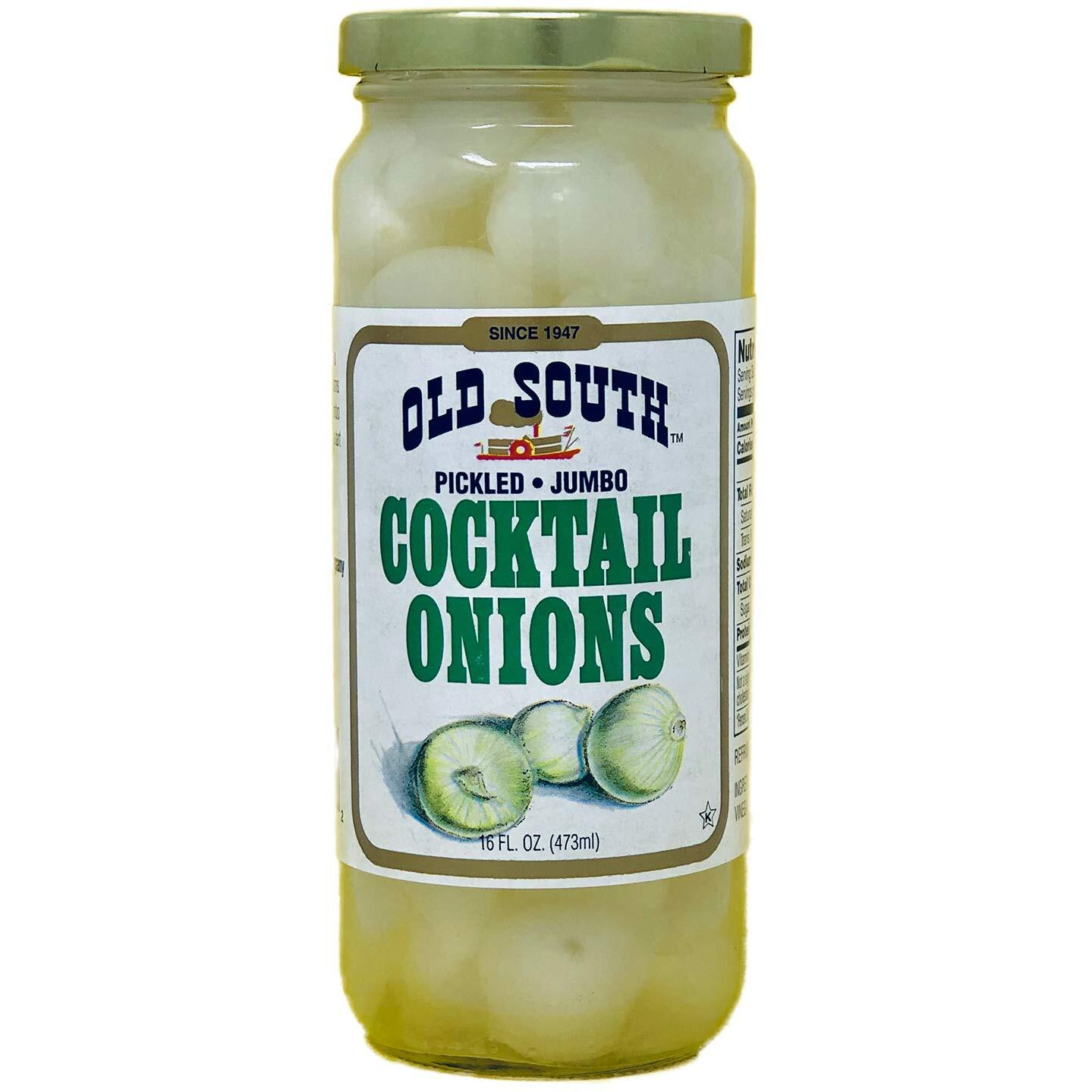 Old South Pickled Jumbo Cocktail Onions - 16 Oz