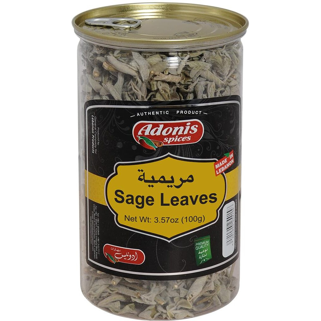 Adonis - Sage Leaves, 3.5 Oz (100G)