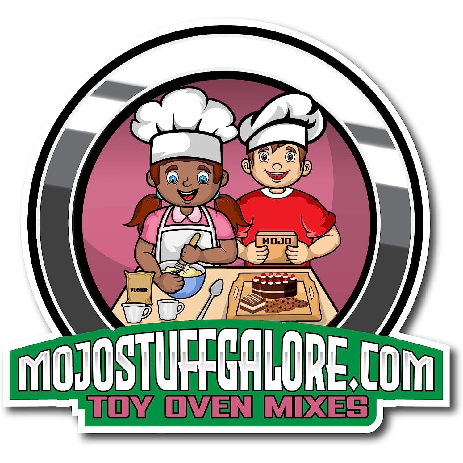 Mojo's Easy To Bake Oven Mixes For Children Cake, And Cookie Refill(Pack Of 3)