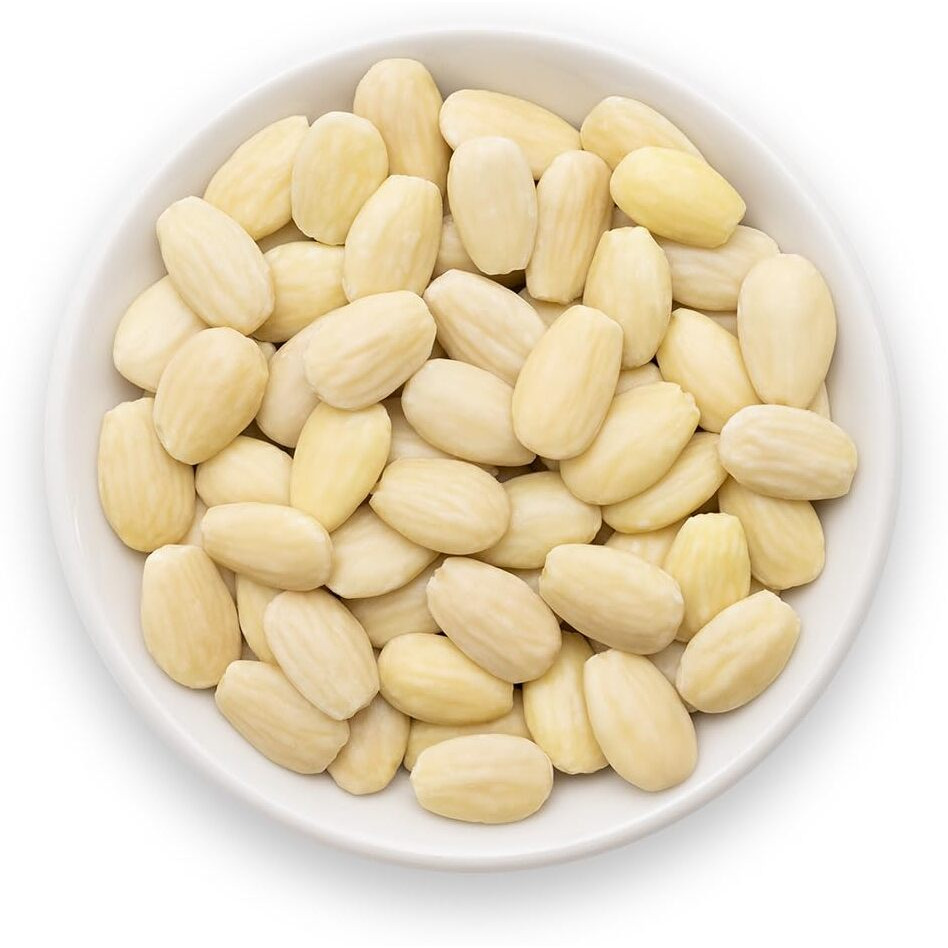 Mandelin Blanched Whole Almonds, 100% Almonds (2 Lb), Non-Gmo, Gluten Free, Vegan, Keto, Plant Based Diet Friendly, Kosher For Passover, Every Batch Tested For Quality