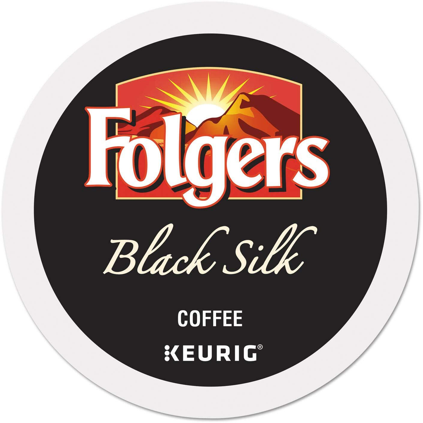 Folgers Single-Serve Coffee K-Cup Pods, Black Silk, Carton Of 24