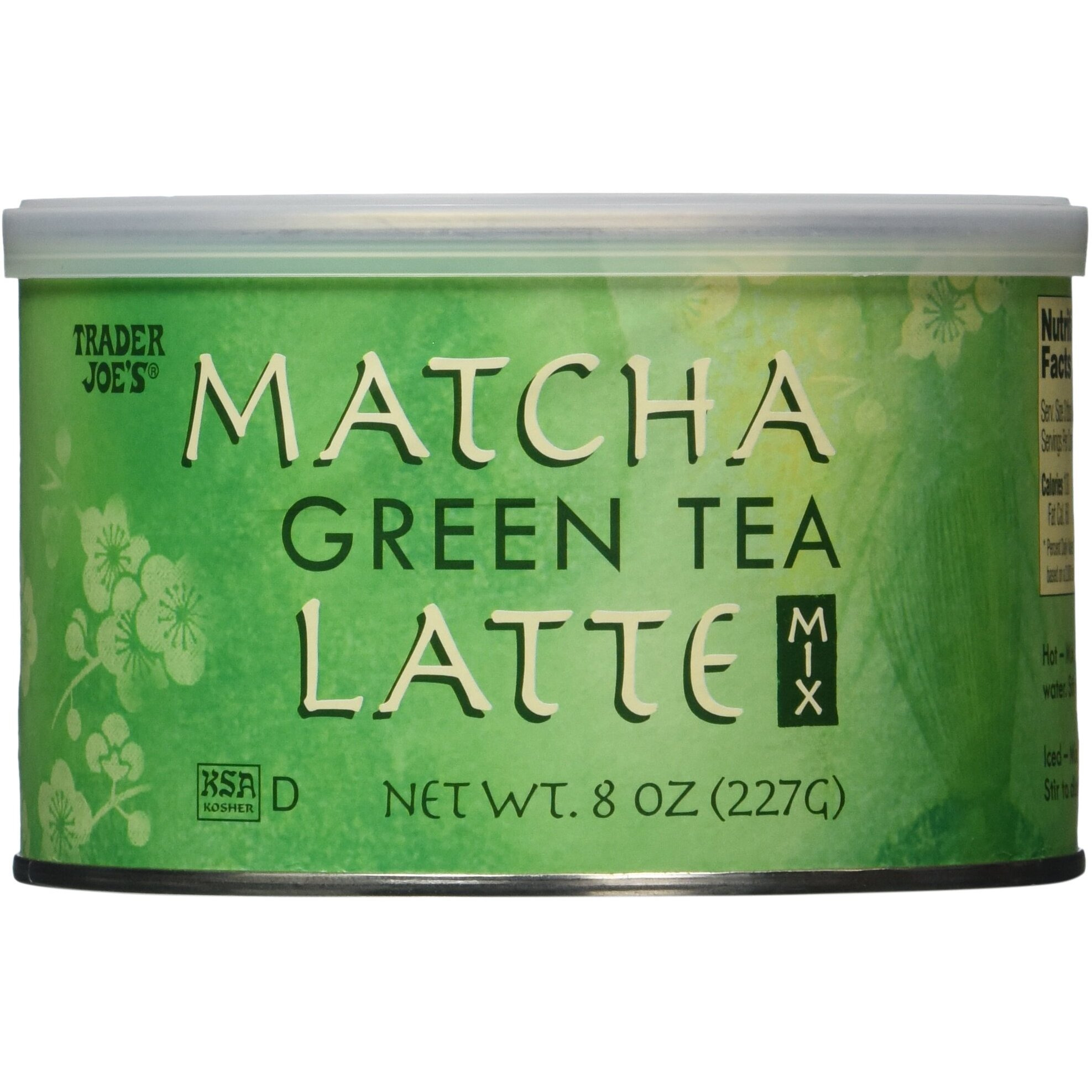 Trader Joe's Matcha Green Tea Latte 8 Oz, 2 Pack