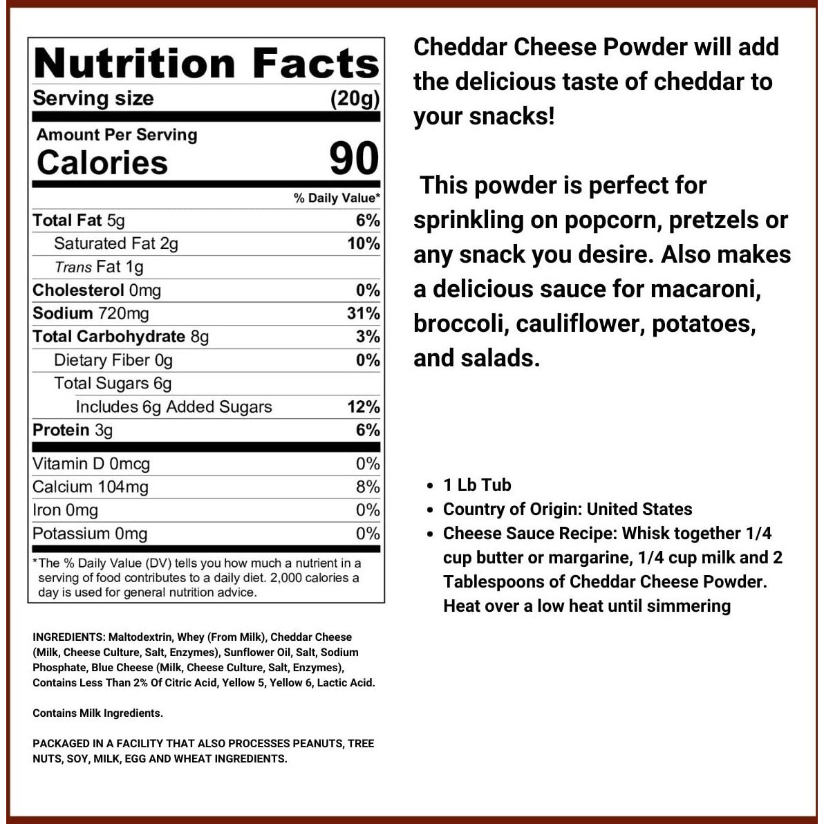 Cheddar Cheese Powder