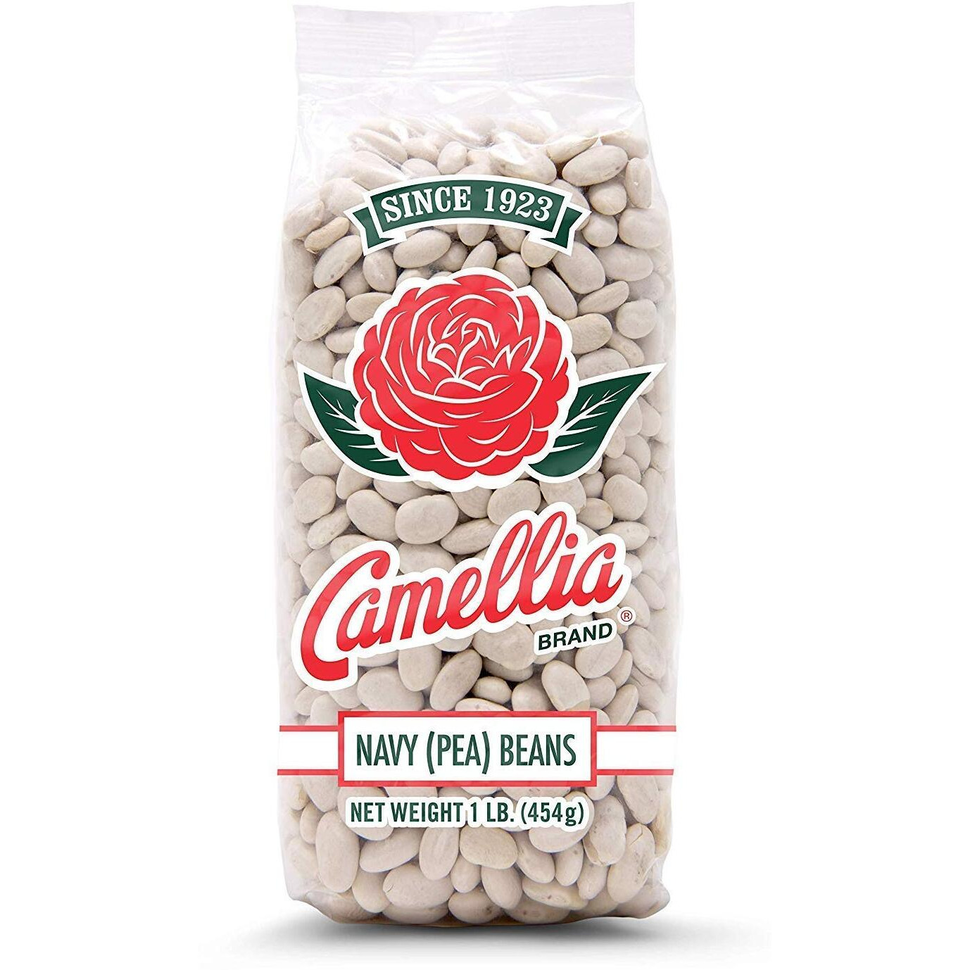 Camellia Brand Dried Navy (Pea) Beans, 1 Pound (2 Pack)