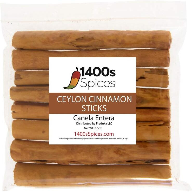 3.5Oz Ceylon Cinnamon Sticks From Sri Lanka, True Cinnamon Stick, Canela Entera.