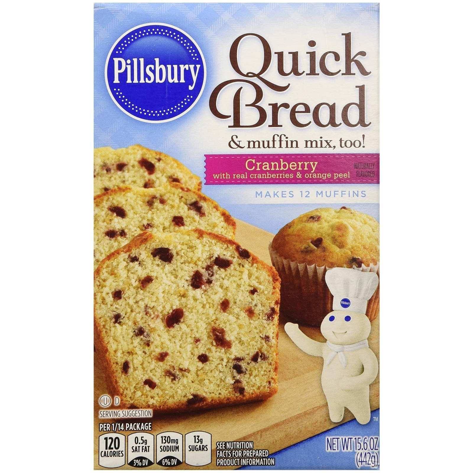 Pillsbury Cranberry Quick Bread Mix - 15.6 Oz