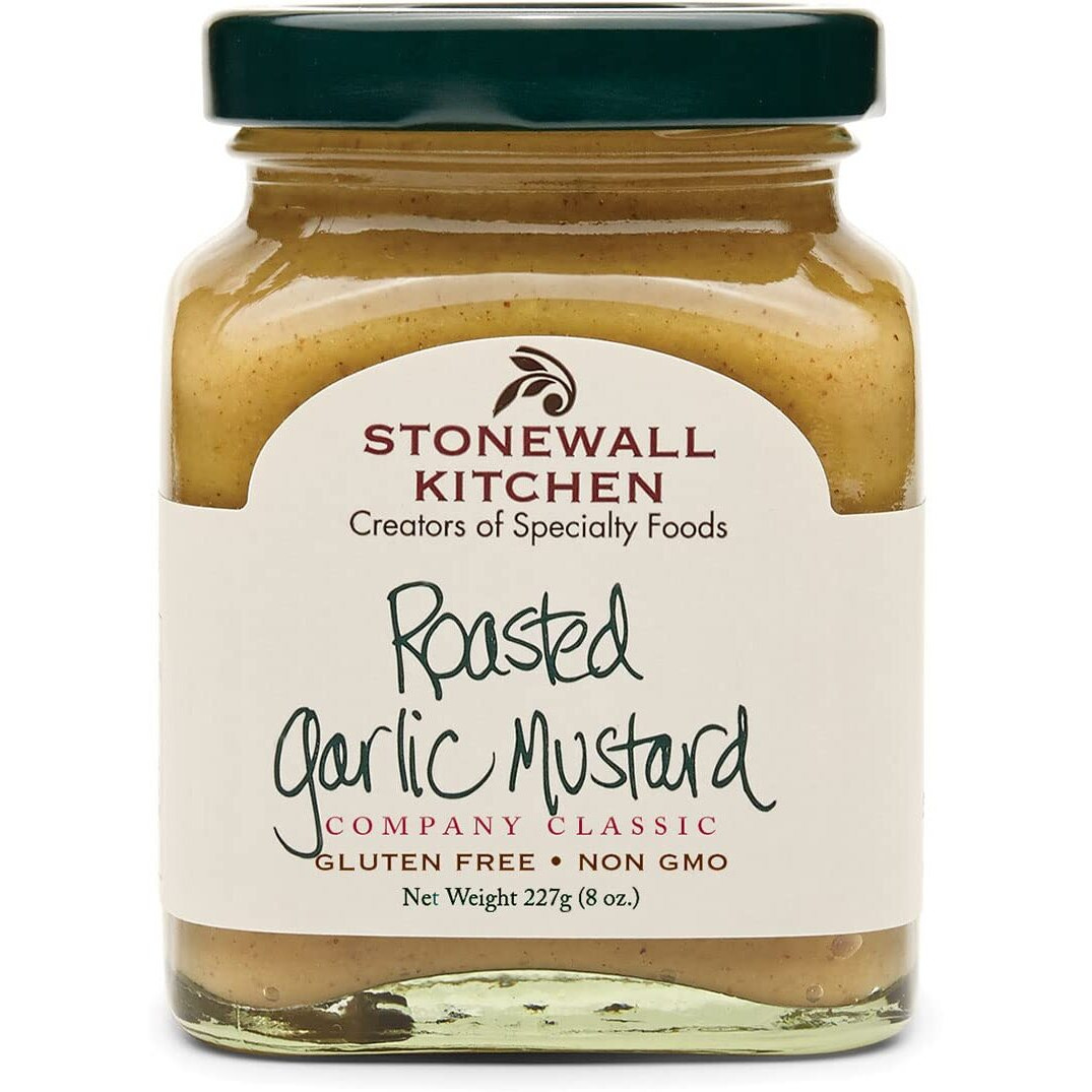 Stonewall Kitchen Roasted Garlic Mustard, 8 Ounce