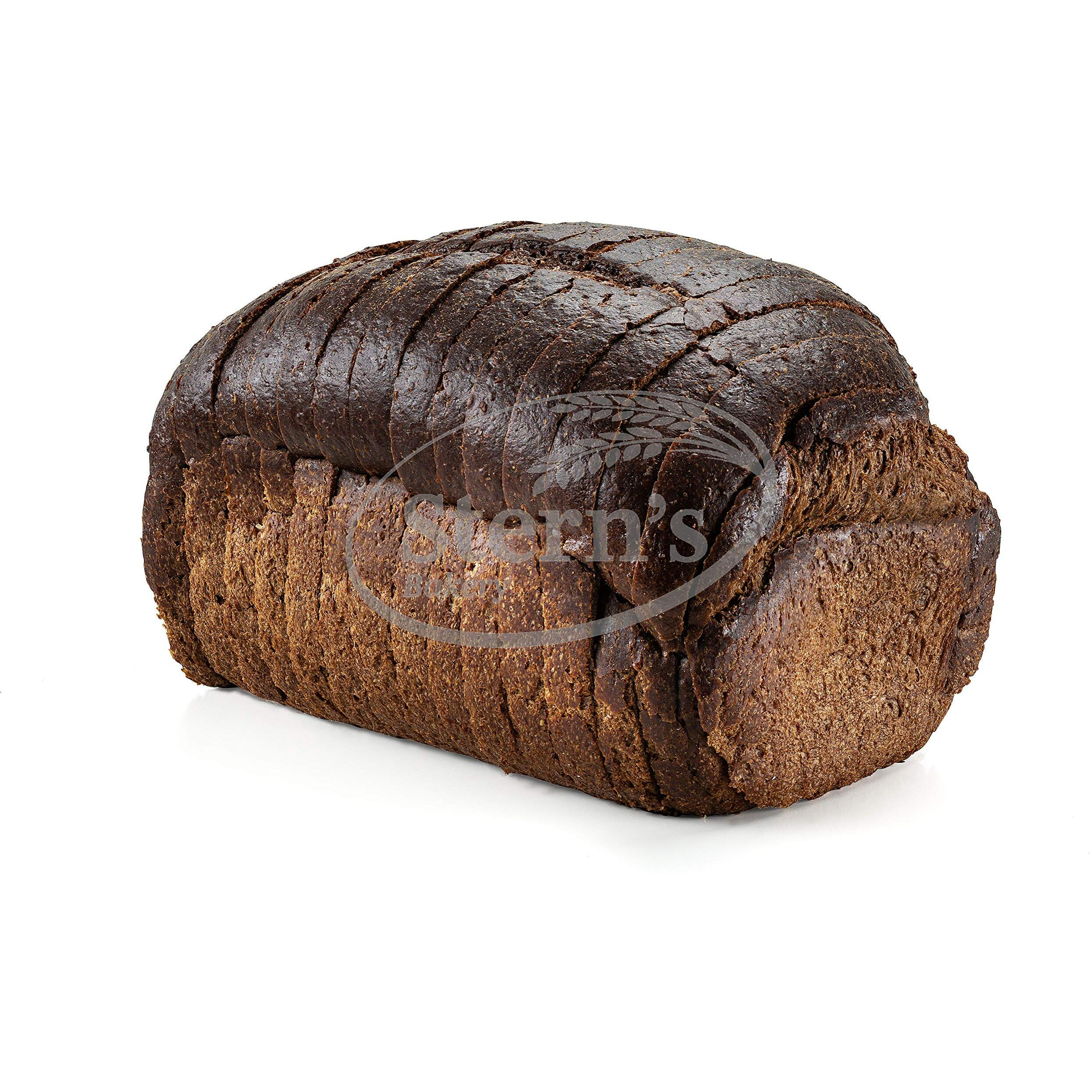 Pumpernickel Bread -2 Pack-16 Oz Per Loaf | Delicious Sandwich Bread | Kosher Bread | Fresh Bread | Dairy & Nut Free | Sterns Bakery
