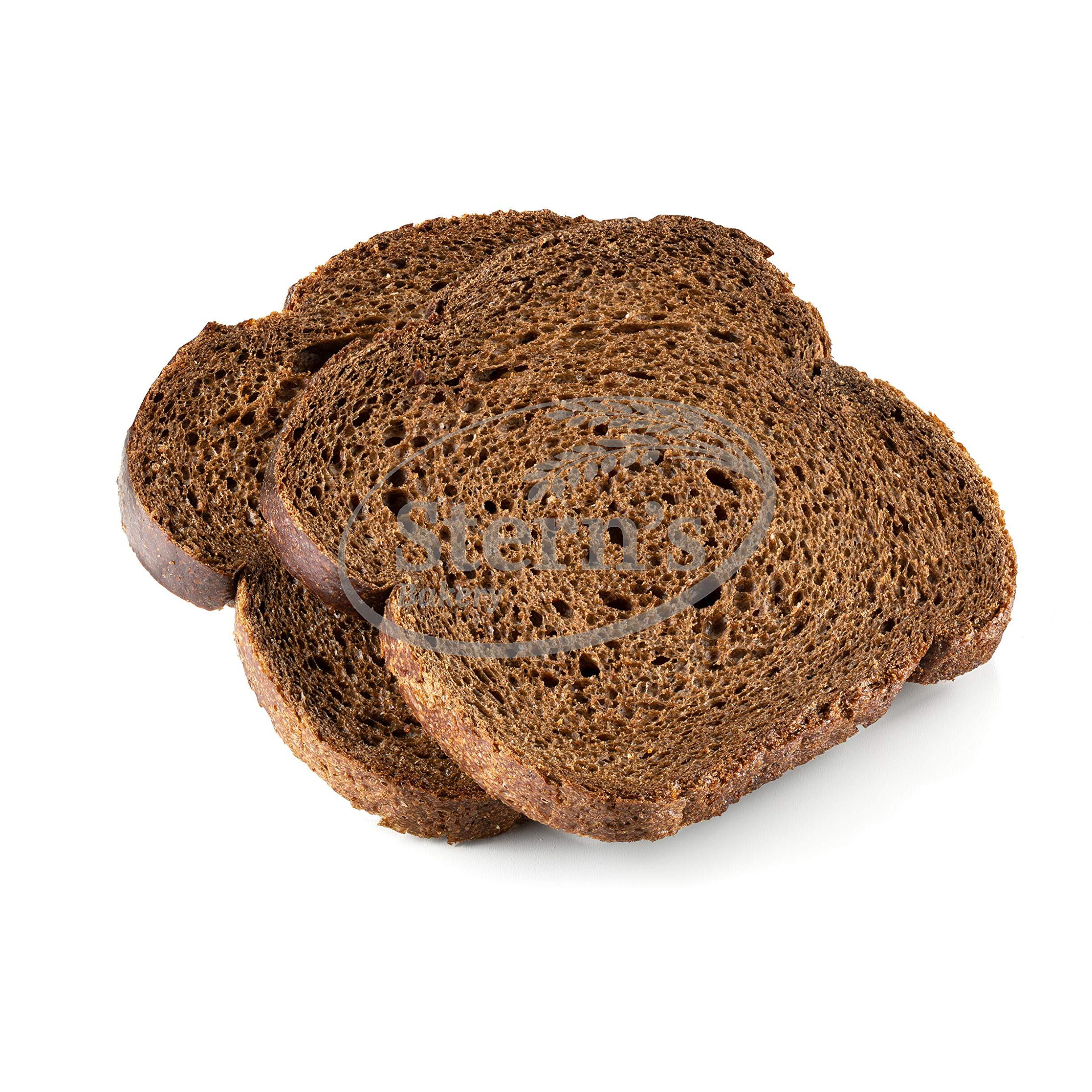 Pumpernickel Bread -2 Pack-16 Oz Per Loaf | Delicious Sandwich Bread | Kosher Bread | Fresh Bread | Dairy & Nut Free | Sterns Bakery