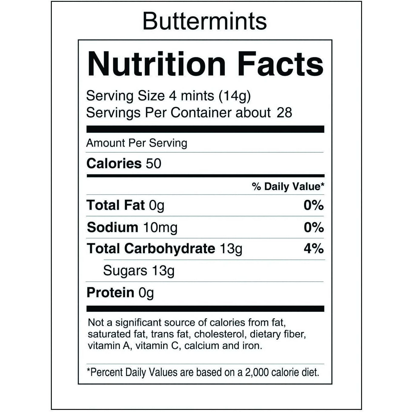 Classic Buttermint Candy (Bulk Set Of 104 Individually Wrapped Mints) Great For Parties, Weddings, Grand Events And Businesses, Silver