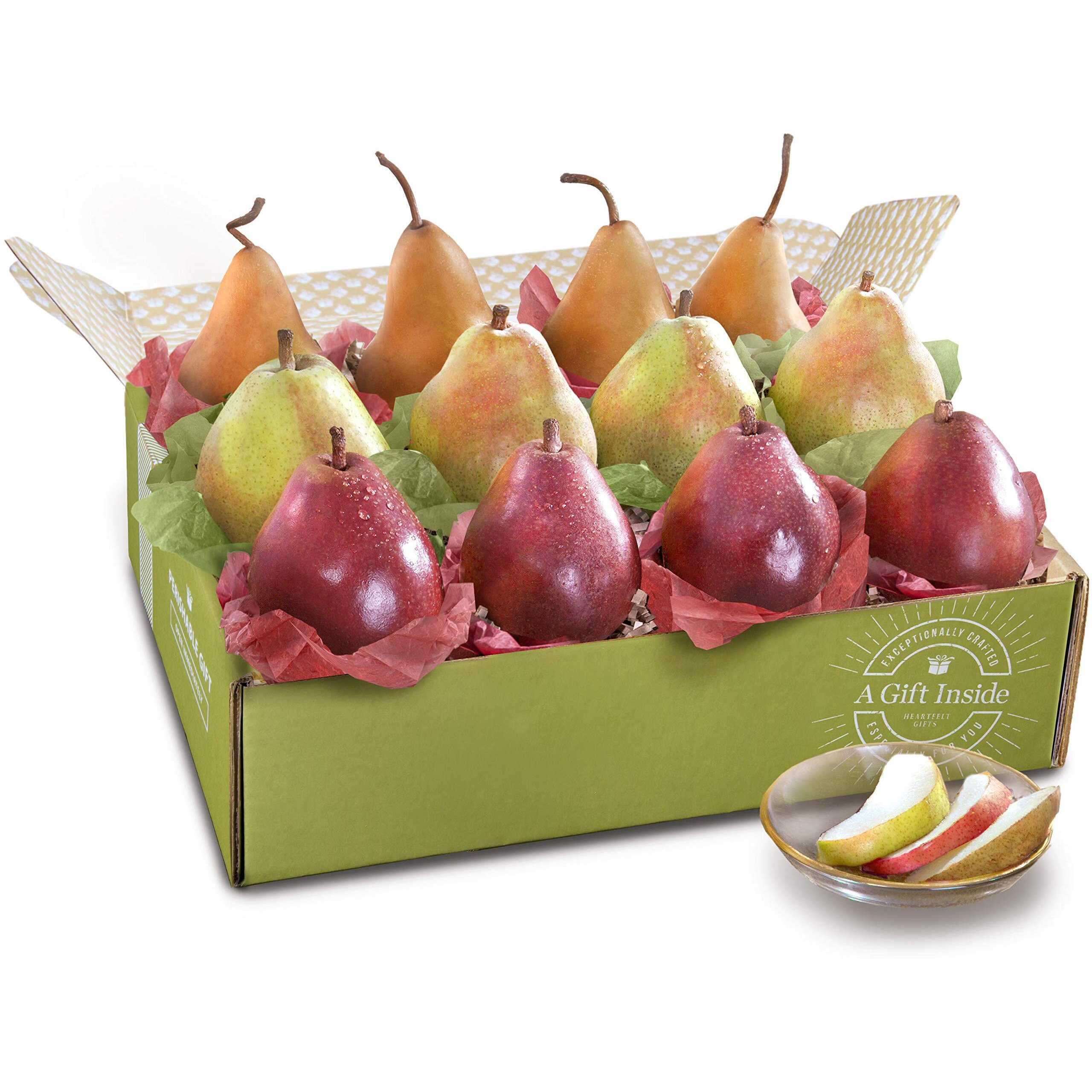 A Gift Inside Pears To Compare 12 Piece Fruit Gift