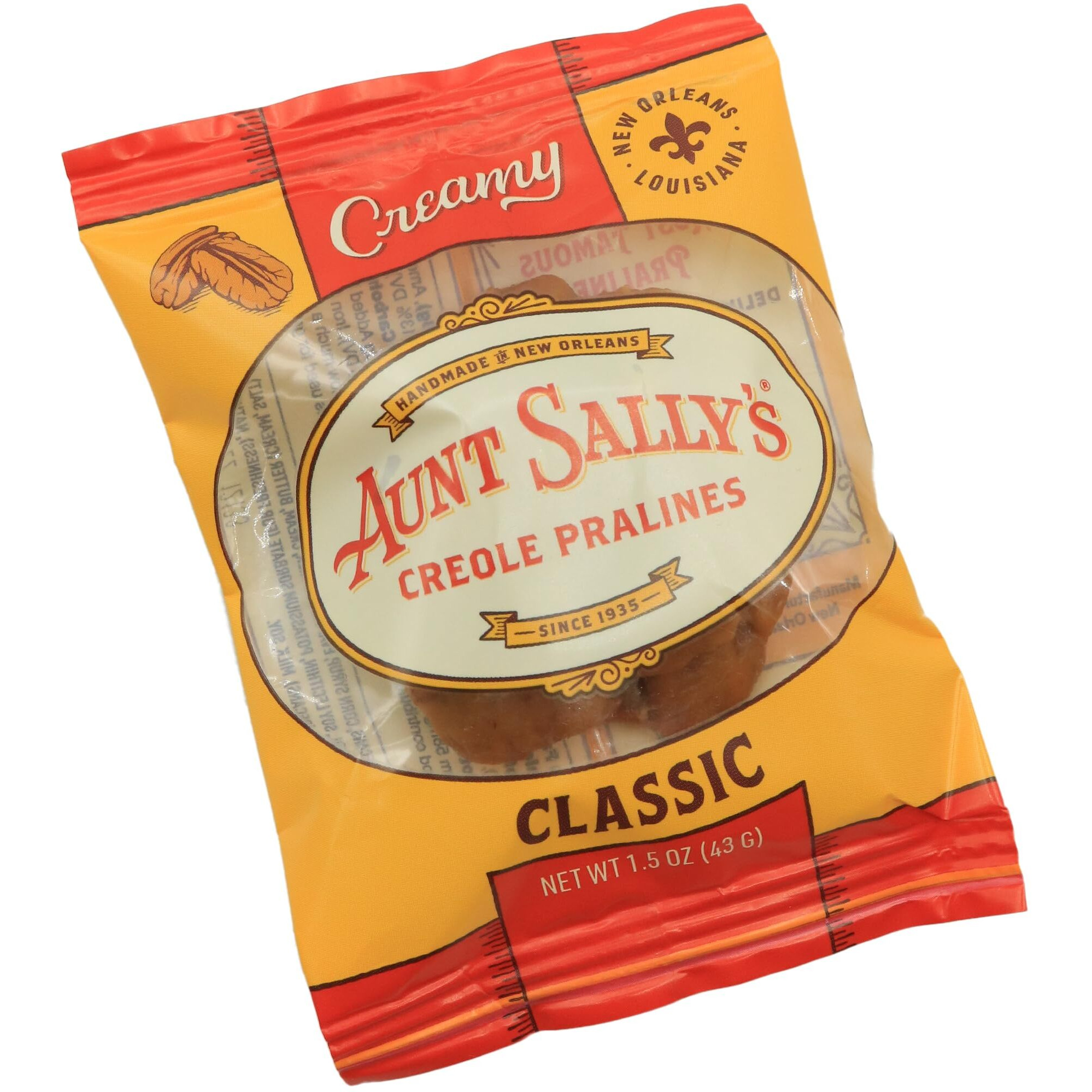 Creamy Classic Pralines - Aunt Sally's Pralines - 16 Count Box