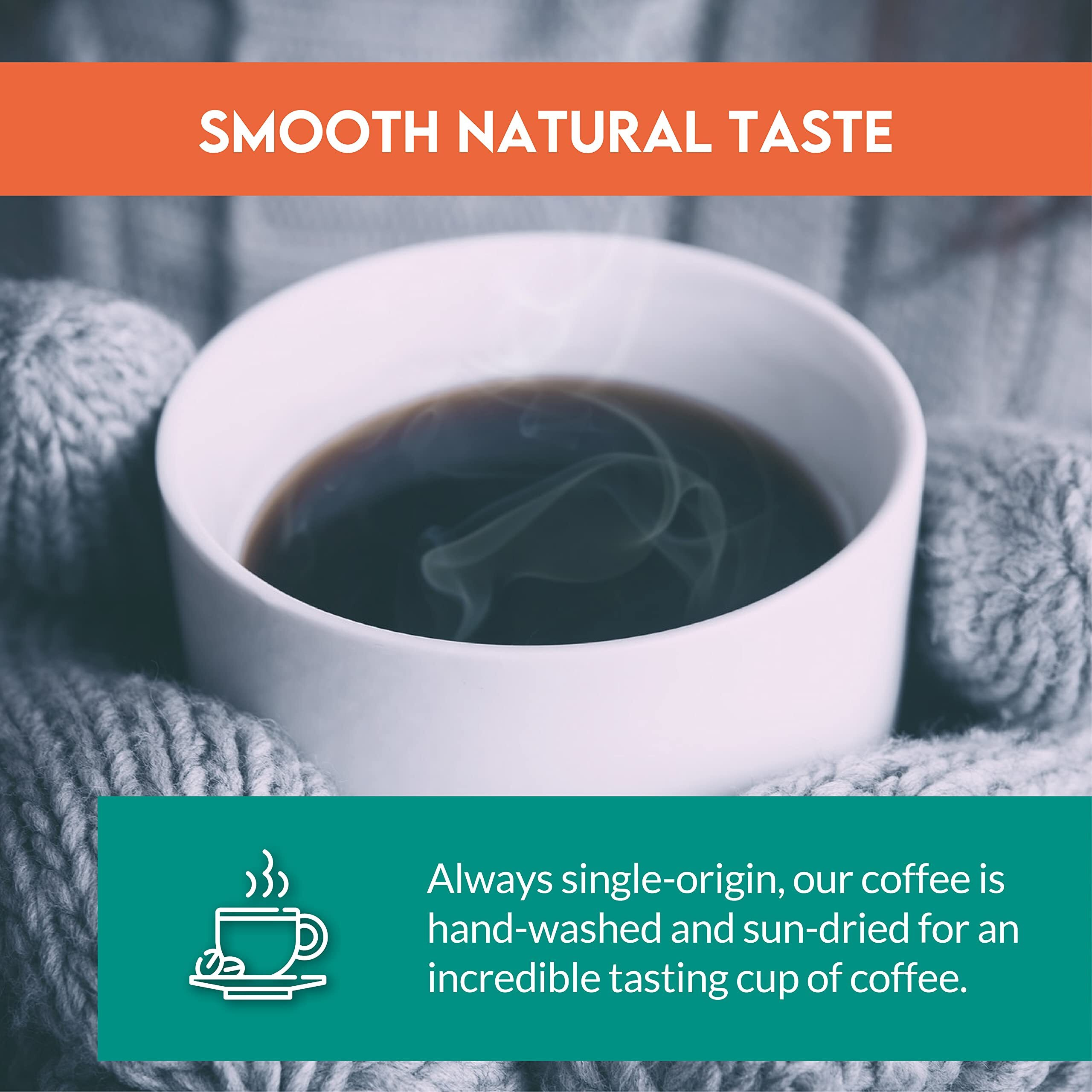 Clean Coffee Co. | Low Acid Coffee, 12Oz Bag Ground Coffee | Medium Roast From Papua New Guinea | Toxin And Mold Free, Antioxidant Rich, Smooth Taste For Espresso, French Press, Or Iced Coffee