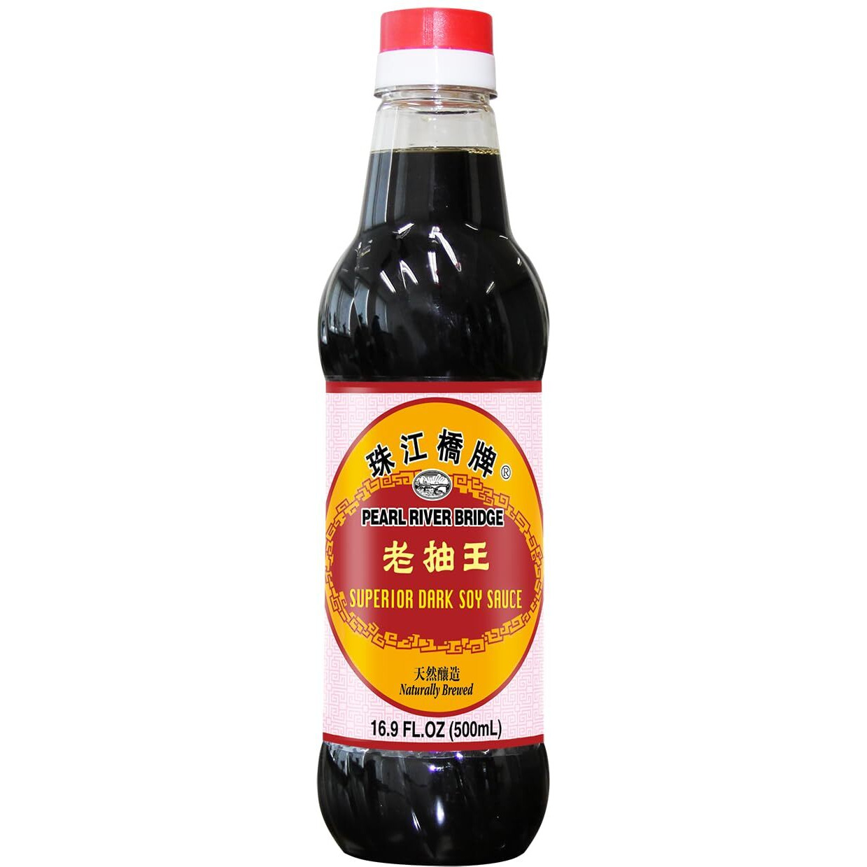 Pearl River Bridge Superior Dark Soy Sauce, Plastic Bottles, 16.9 Oz