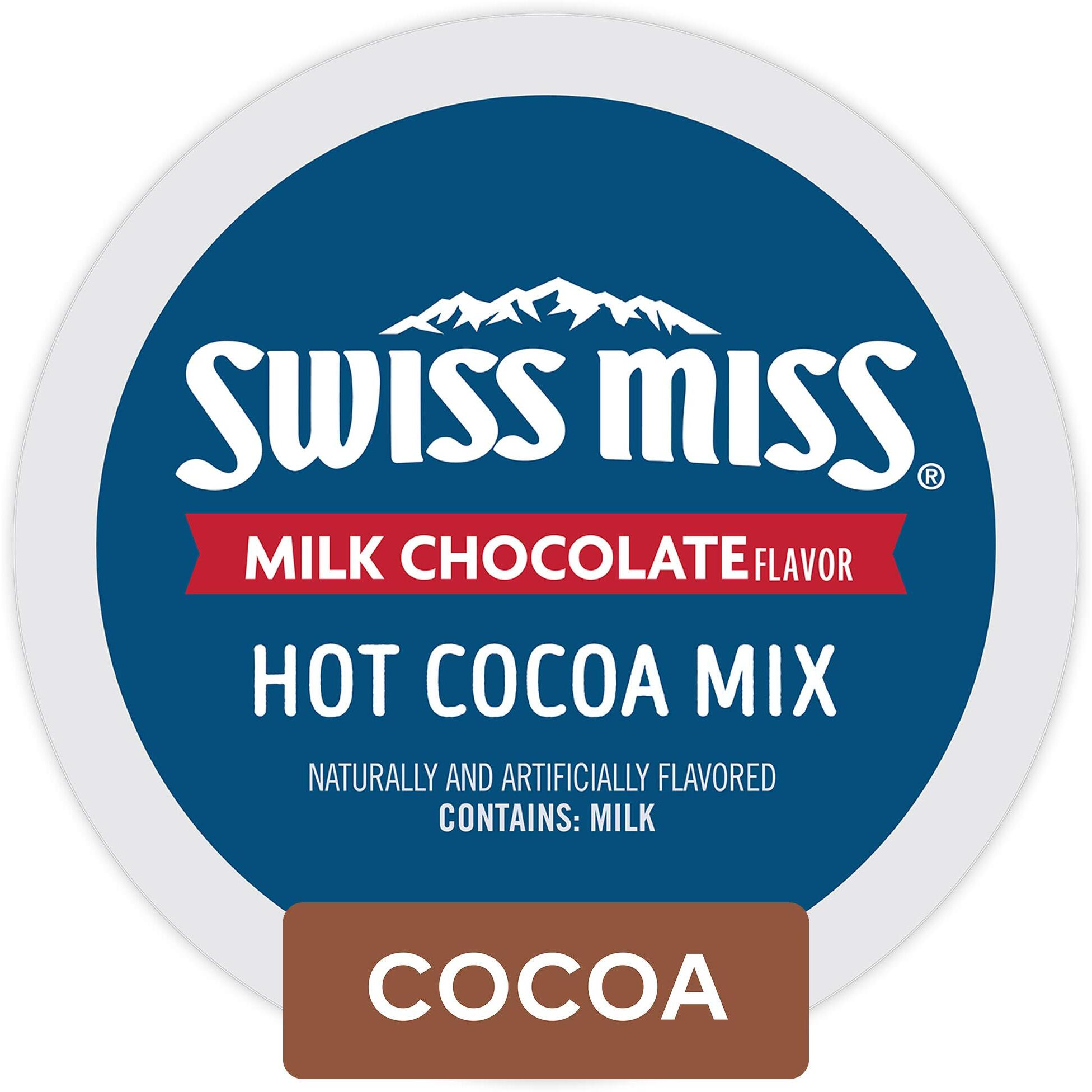 Swiss Miss Milk Chocolate Hot Cocoa, Keurig Single-Serve Hot Chocolate K-Cup Pods, 72 Count