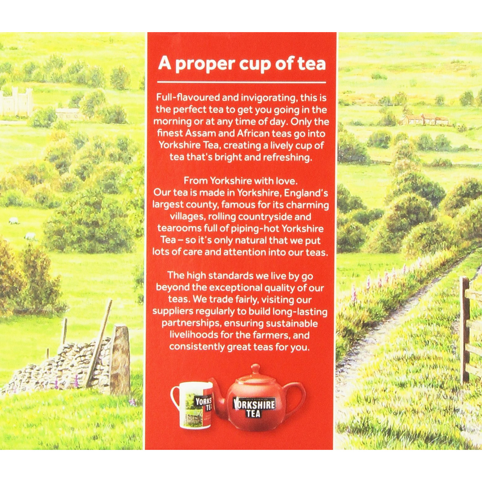 Taylors Of Harrogate Yorkshire Red, 80 Teabags, (Pack Of 5)