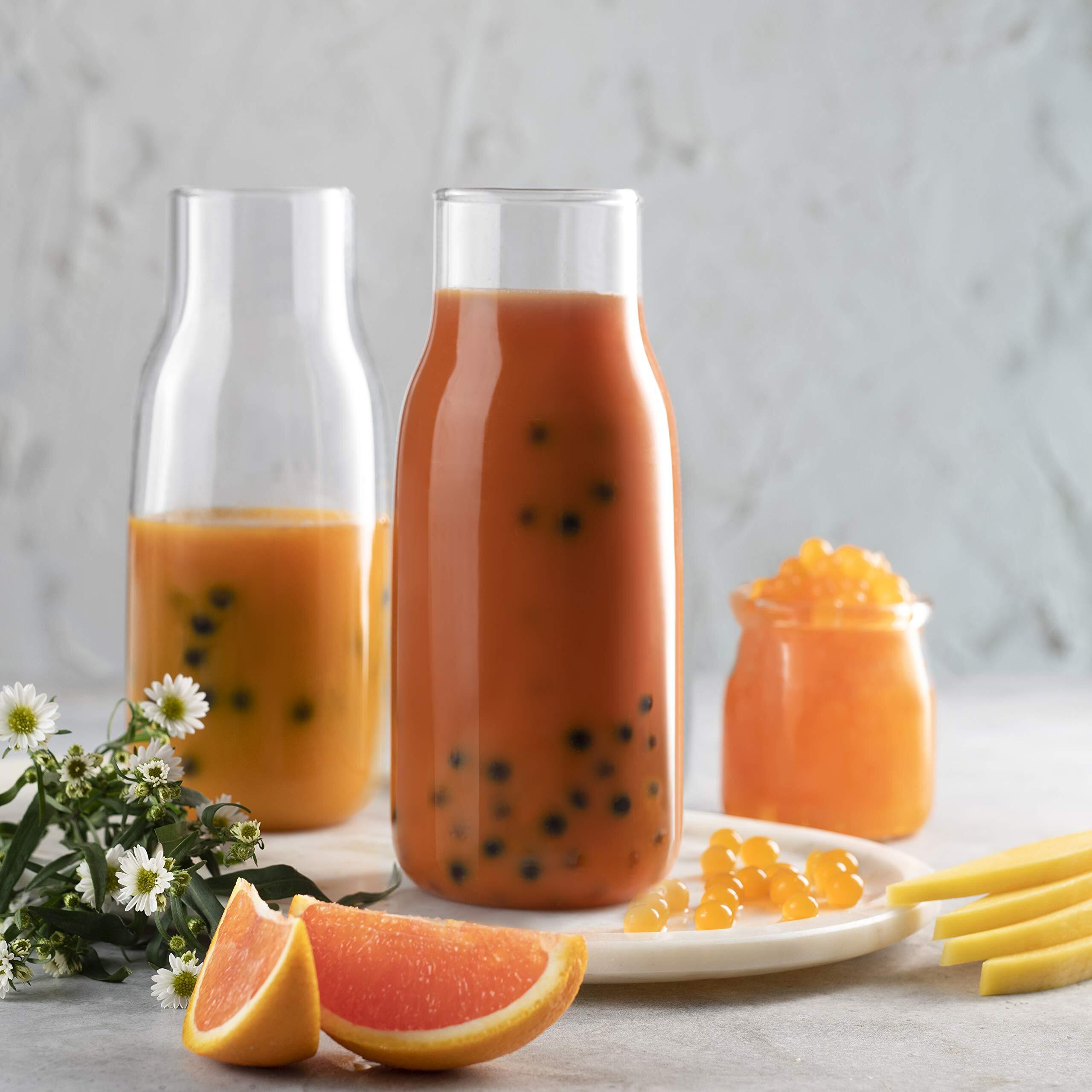 Mango Boba Pearls, Mango Popping Boba Bursting Boba, Mango Bubble Tapioca Pearls For Bubble Tea (Mango, 1 Lb Pack Of 1)