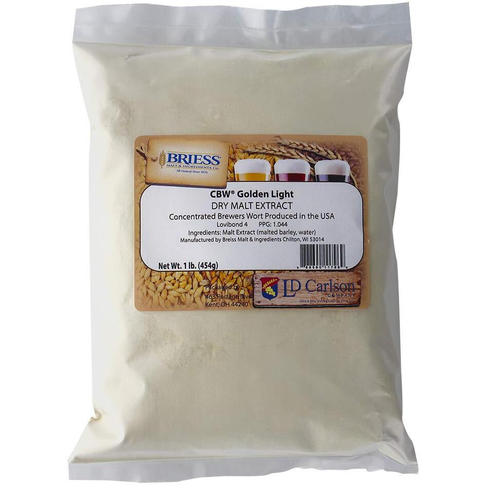Briess - 812322 - Dry Malt Extract - Golden Light - 1 Lb.