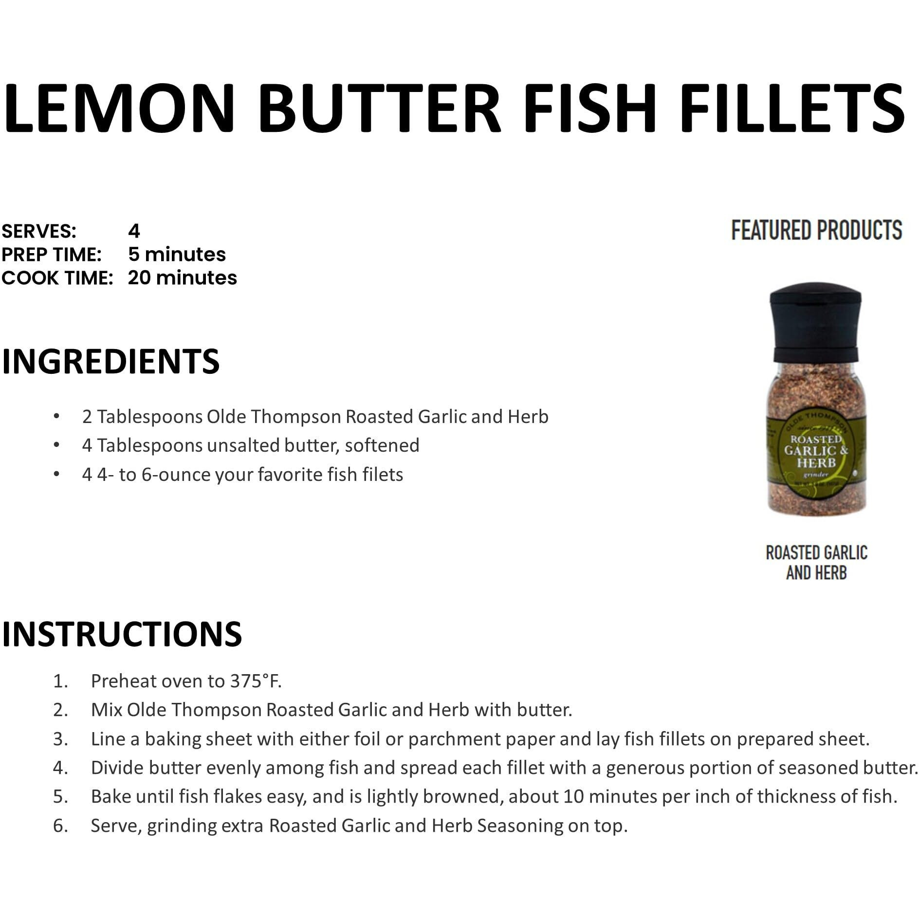 Olde Thompson Roasted Garlic And Herb Grinder, Salt And Spice Blend, 5.9 Oz