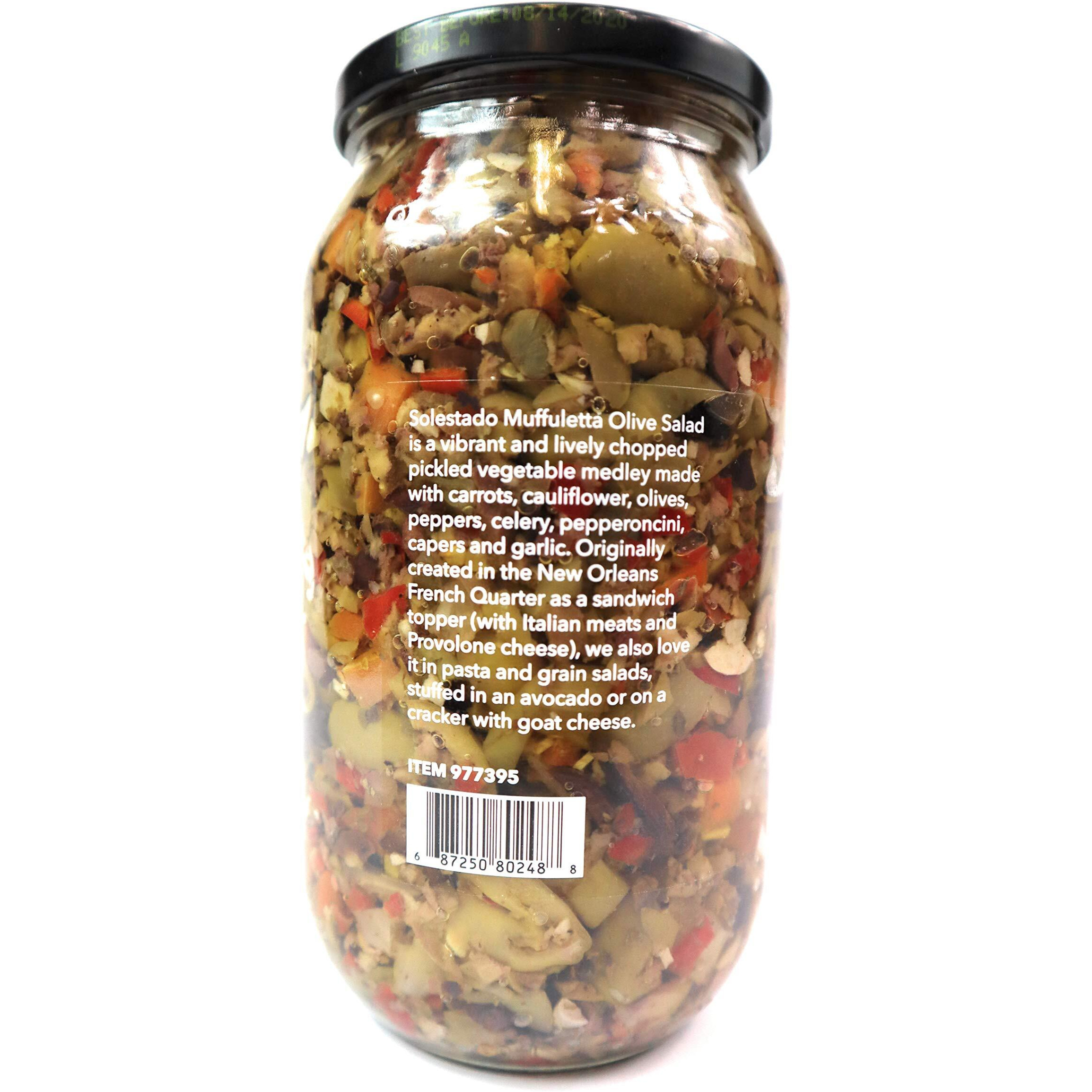 Solestado Muffuletta Olive Salad 33.9Oz