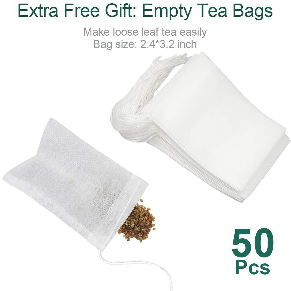 Fullchea - Himalayan Tartary Buckwheat Tea - Black Buckwheat - Roasted Buckwheat - Loose Leaf Herbal Tea - Caffeine Free - Non-Gmo - Gluten Free - 100% Natural 8Oz / 226G