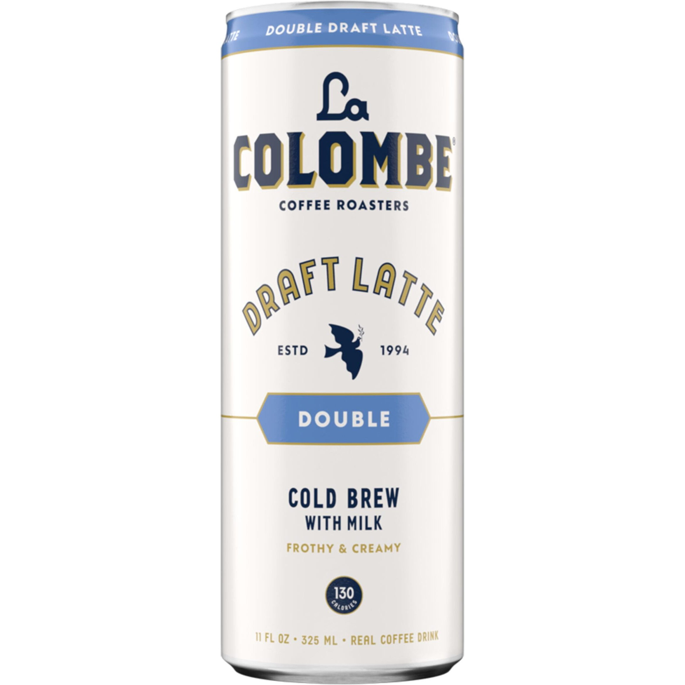 La Colombe Double Shot Draft Latte - 9 Fluid Ounce, 4 Count - Cold-Pressed Espresso And Frothed Milk - Made With Real Ingredients - Grab And Go Coffee