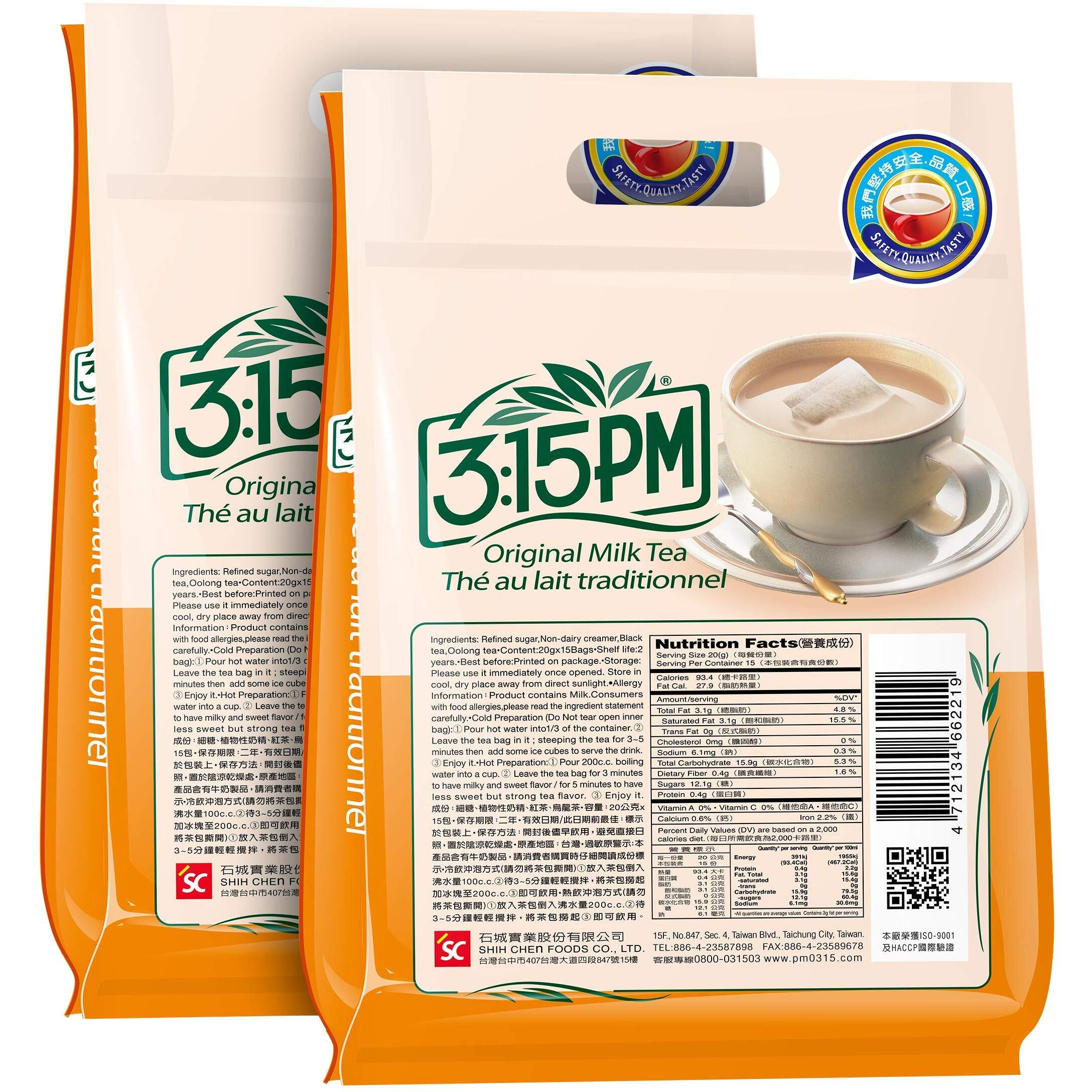 315Pm Milk Tea - Classic Series - Authentic Bubble Tea (10 Teabags) (Original Milk Tea, 30)