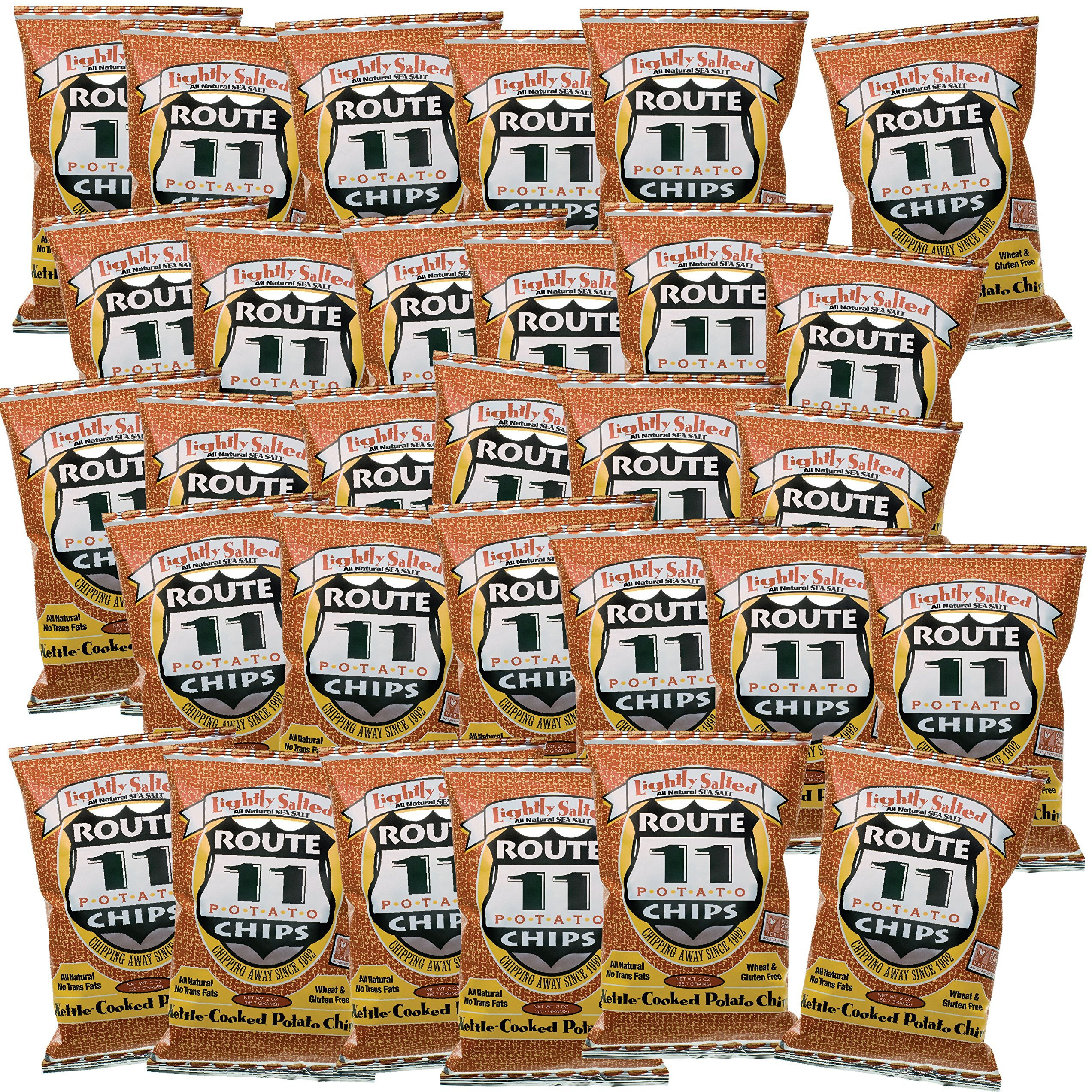 Route 11 Potato Chips  Lightly Salted (30 Bags (2 Oz Each))