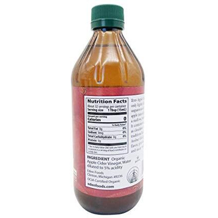 Eden Foods Organic Apple Cider Vinegar, 16 Fz