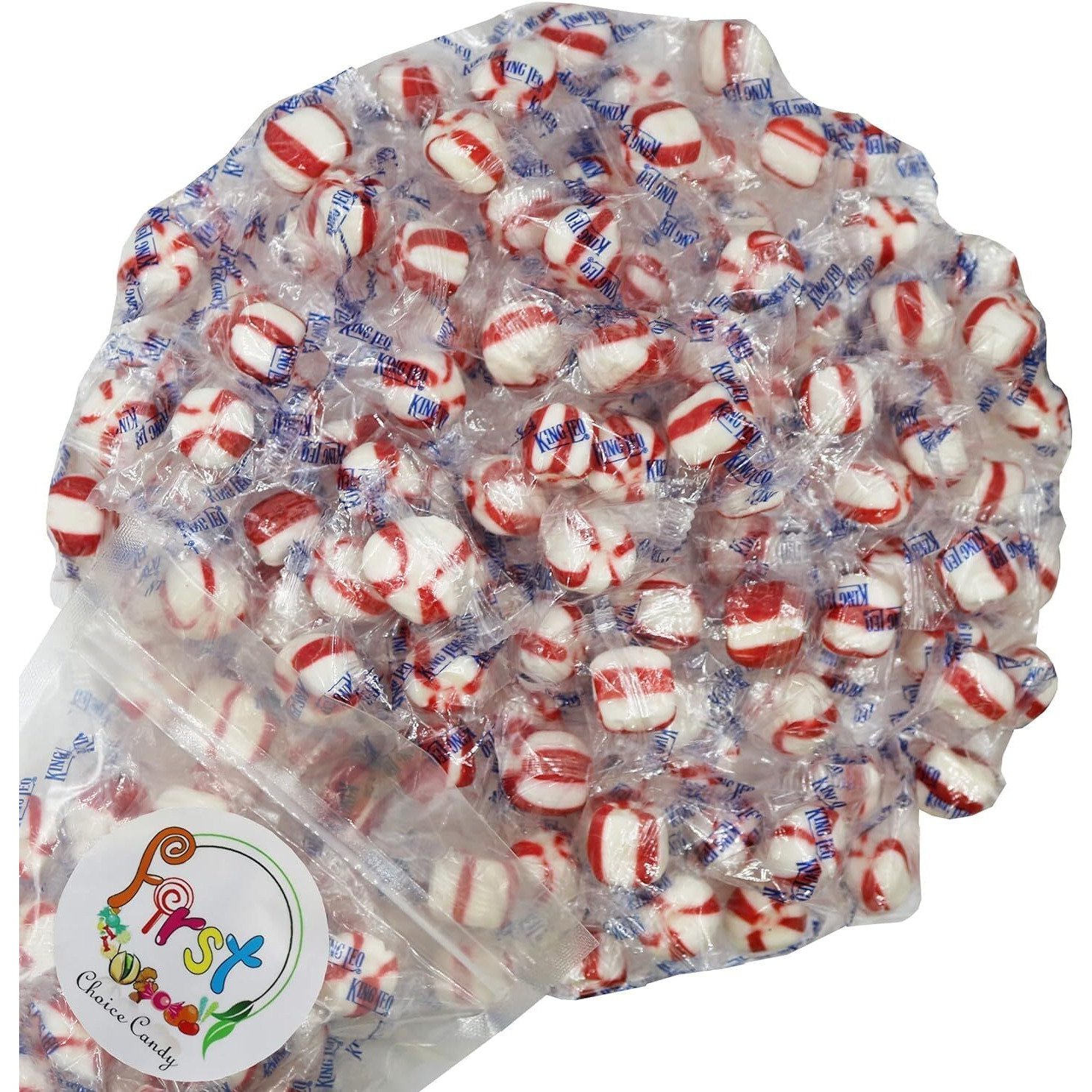 Firstchoicecandy Starlight Mint Hard Candy Disc (5 Pound (Pack Of 1), Soft Peppermint)