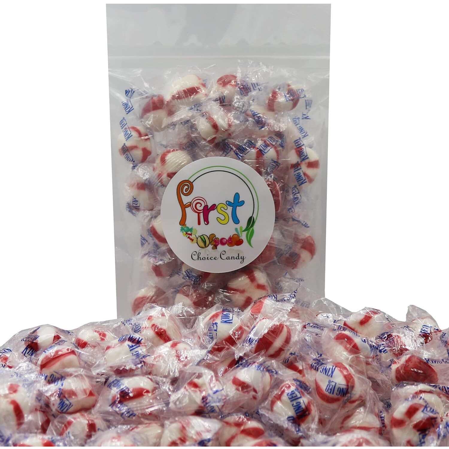 Firstchoicecandy Starlight Mint Hard Candy Disc (5 Pound (Pack Of 1), Soft Peppermint)